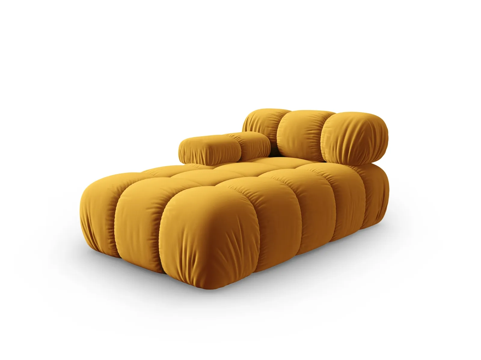 Bellis Modulares Sofa Einzelmodul Chaise Longue Links mit Samtbezug oder 3D-Stoff, 155x94 cm - Image 78