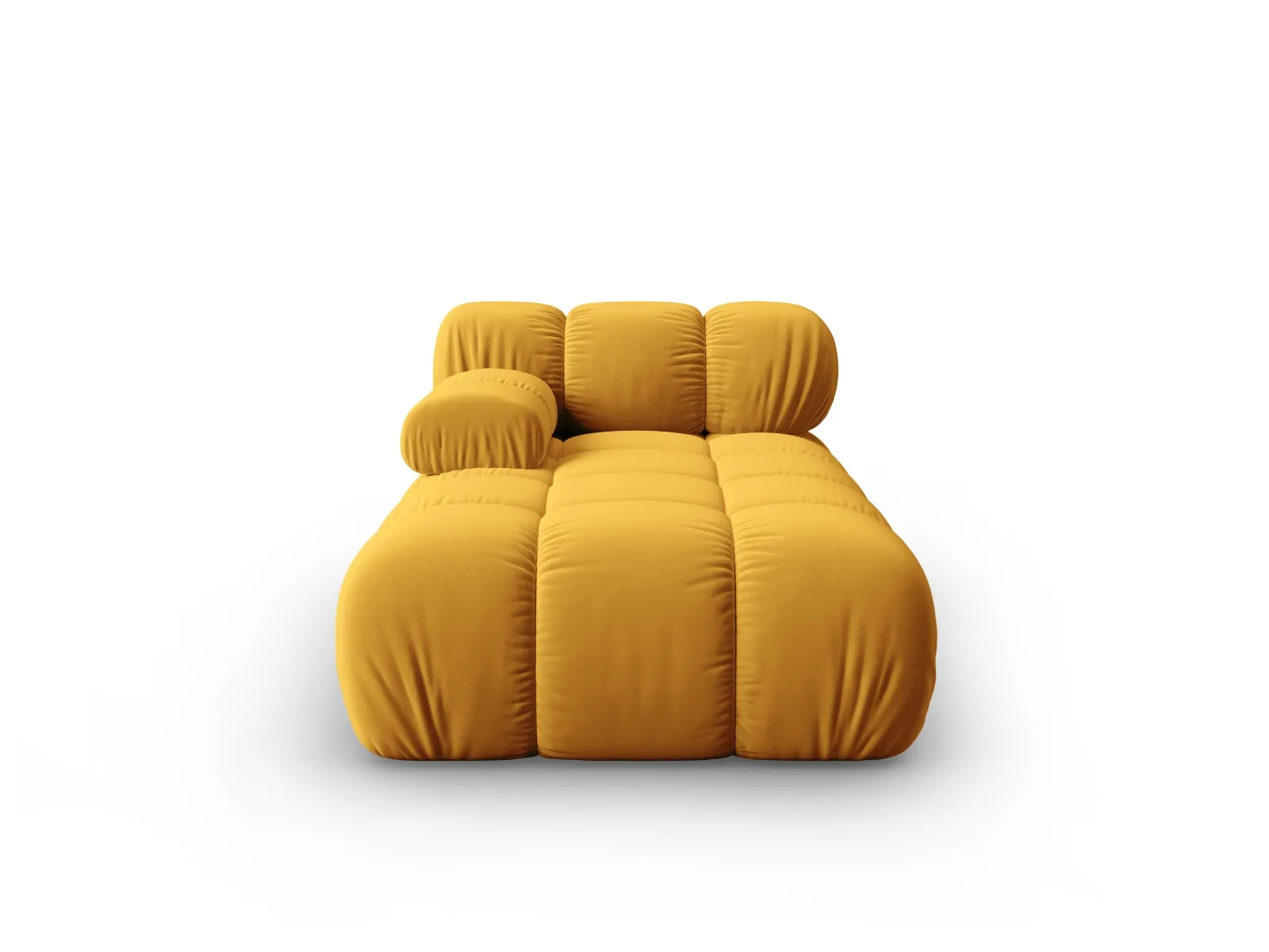 Bellis Modulares Sofa Einzelmodul Chaise Longue Links mit Samtbezug oder 3D-Stoff, 155x94 cm - Image 79