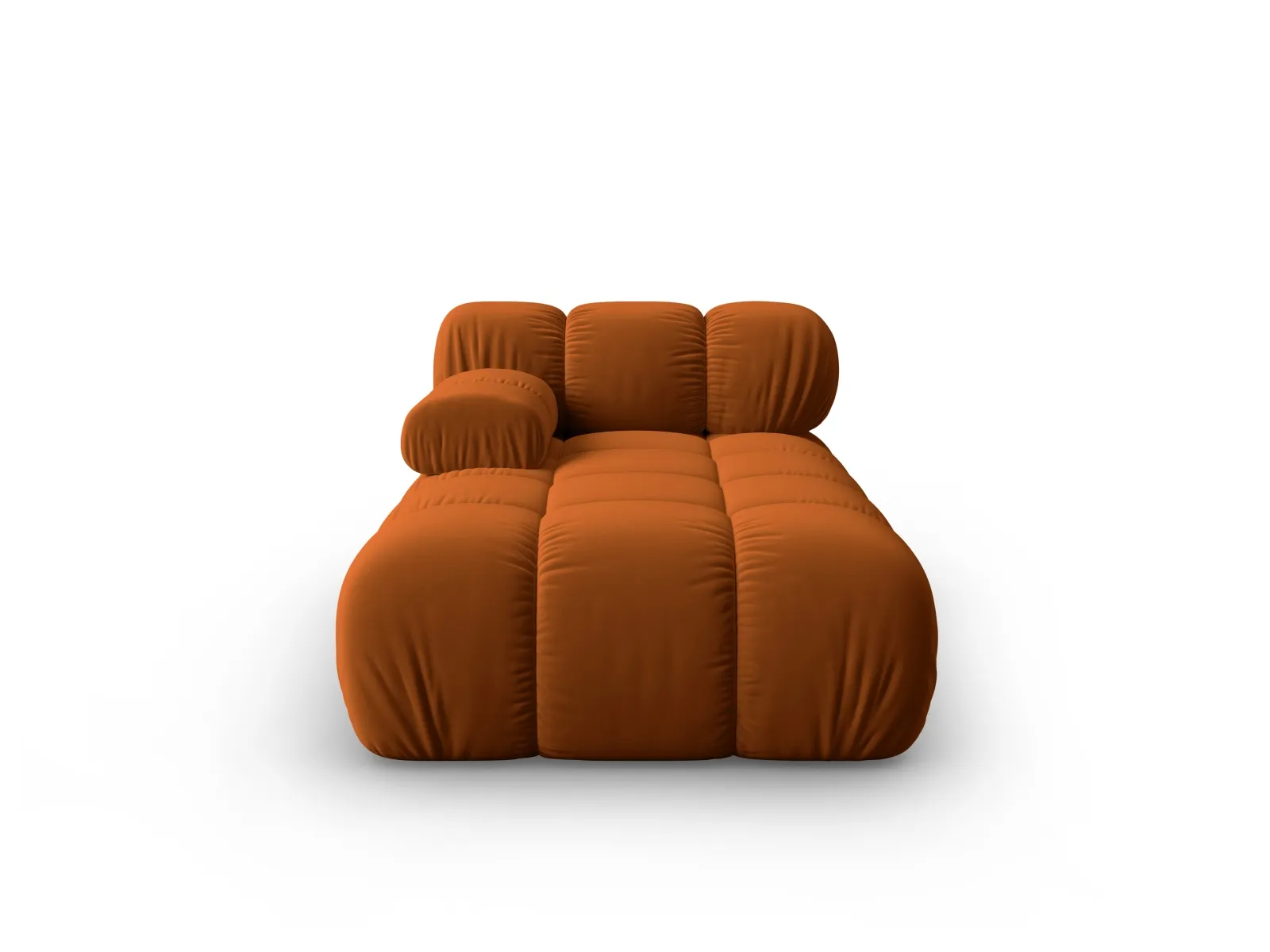 Bellis Modulares Sofa Einzelmodul Chaise Longue Links mit Samtbezug oder 3D-Stoff, 155x94 cm - Image 86