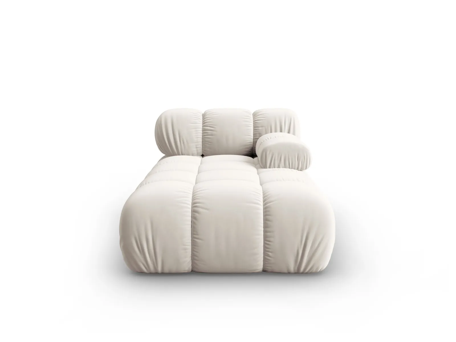 Bellis Modulares Sofa Einzelmodul Chaise Longue Rechts mit Samtbezug oder 3D-Stoff, 155x94 cm - Image 100