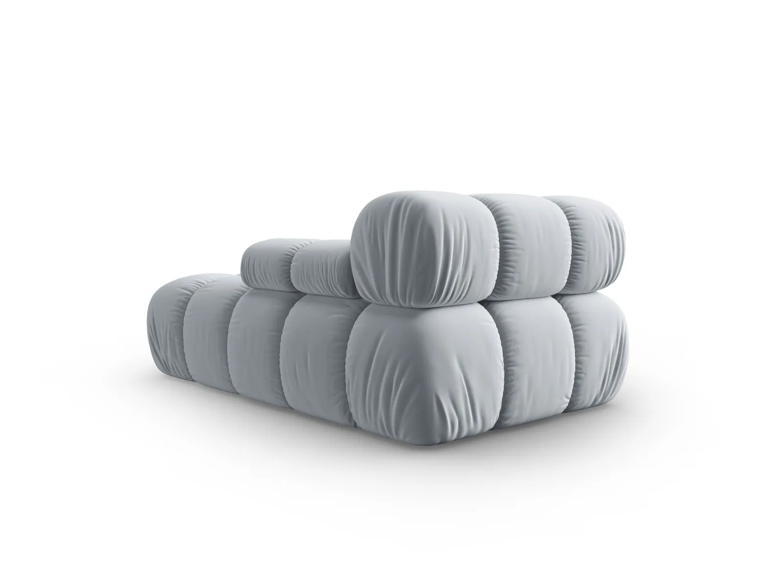 Bellis Modulares Sofa Einzelmodul Chaise Longue Rechts mit Samtbezug oder 3D-Stoff, 155x94 cm - Image 108