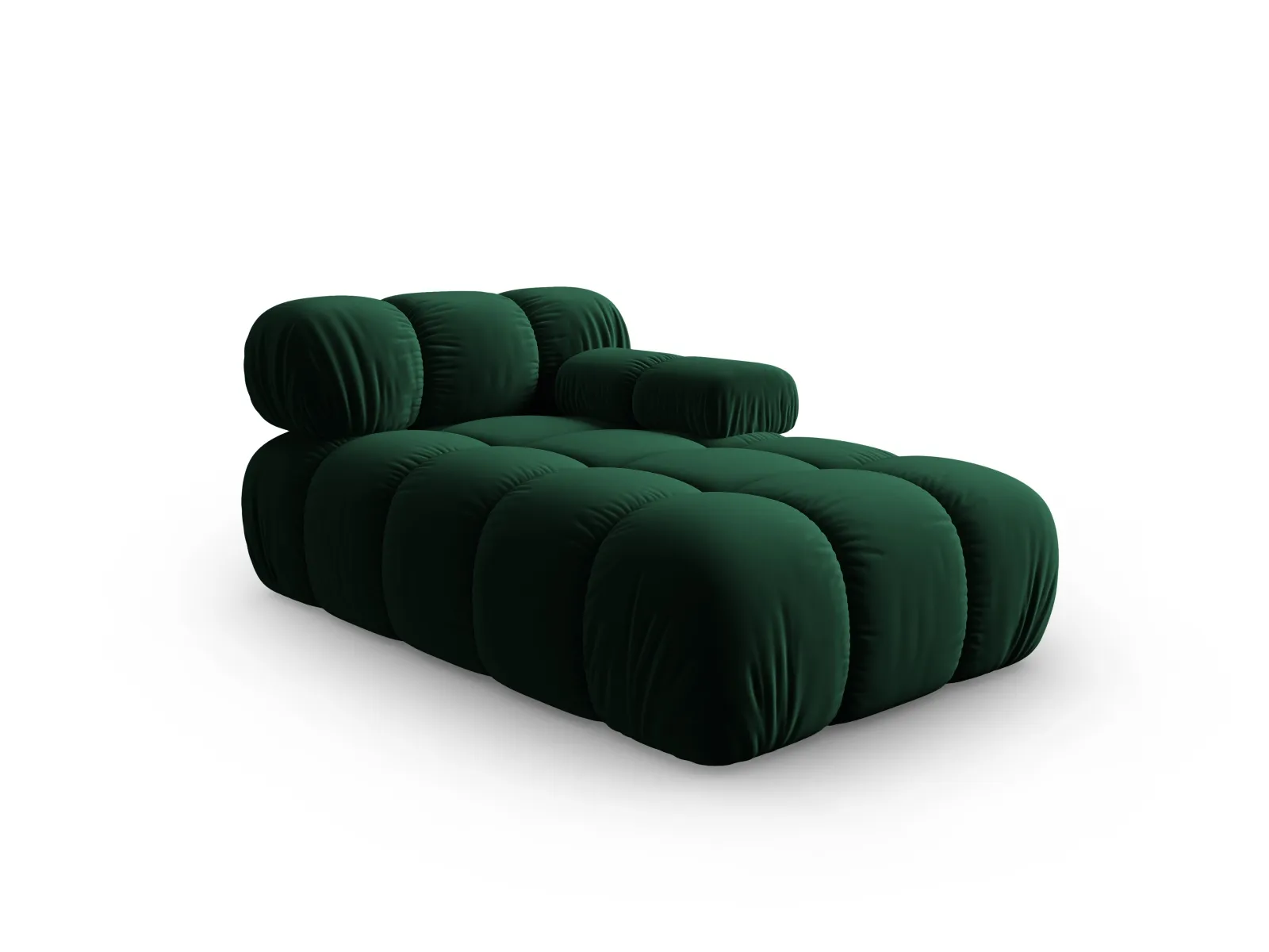 Bellis Modulares Sofa Einzelmodul Chaise Longue Rechts mit Samtbezug oder 3D-Stoff, 155x94 cm - Image 71