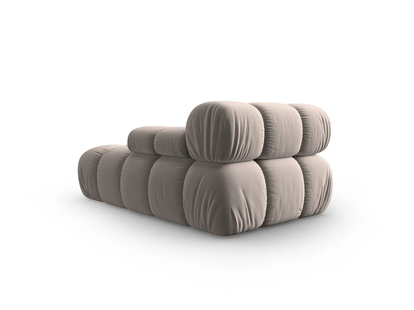Bellis Modulares Sofa Einzelmodul Chaise Longue Rechts mit Samtbezug oder 3D-Stoff, 155x94 cm - Image 94