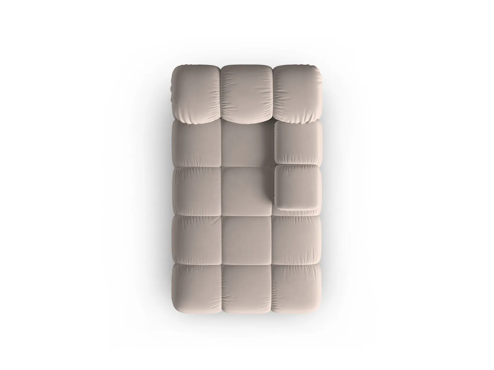 Bellis Modulares Sofa Einzelmodul Chaise Longue Rechts mit Samtbezug oder 3D-Stoff, 155x94 cm - Image 95