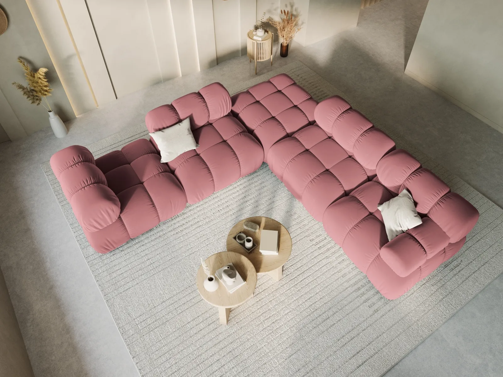 Bellis Modulares Sofa Einzelmodul in Samt oder 3D-Stoff, 94 cm - Image 44
