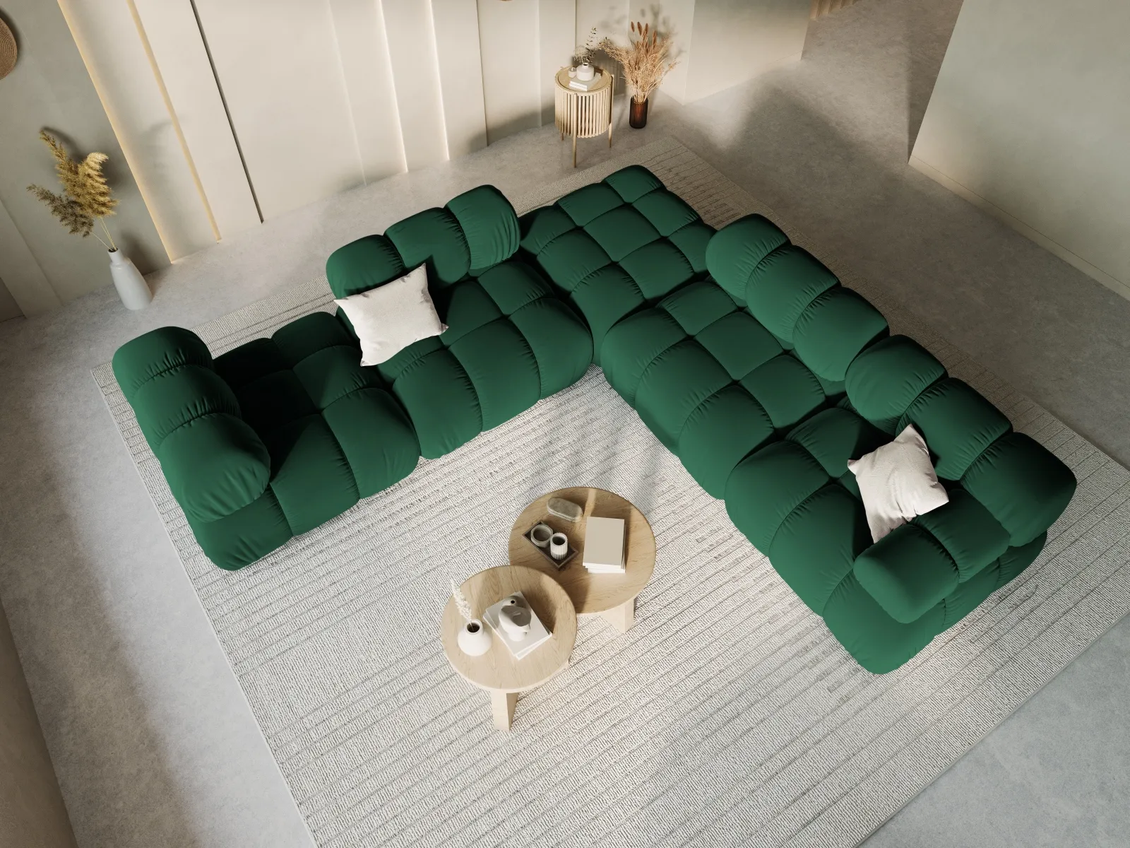 Bellis Modulares Sofa Einzelmodul in Samt oder 3D-Stoff, 94 cm - Image 76