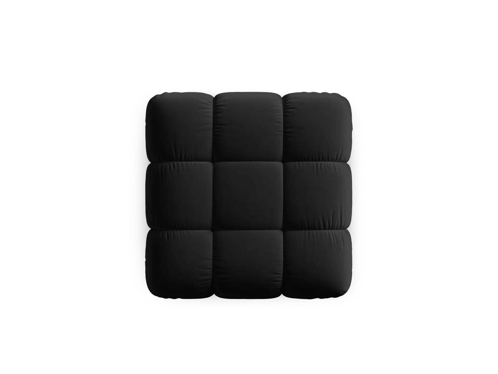 Bellis Modulares Sofa Einzelmodul Pouf mit Samtbezug oder 3D-Stoff, 94 cm - Image 46