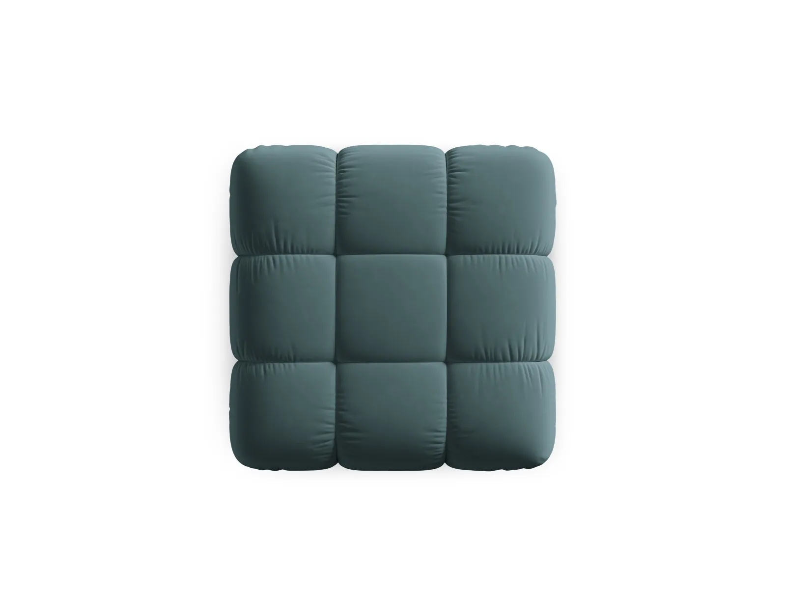 Bellis Modulares Sofa Einzelmodul Pouf mit Samtbezug oder 3D-Stoff, 94 cm - Image 60
