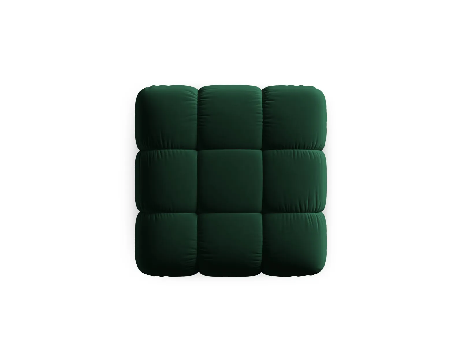 Bellis Modulares Sofa Einzelmodul Pouf mit Samtbezug oder 3D-Stoff, 94 cm - Image 67