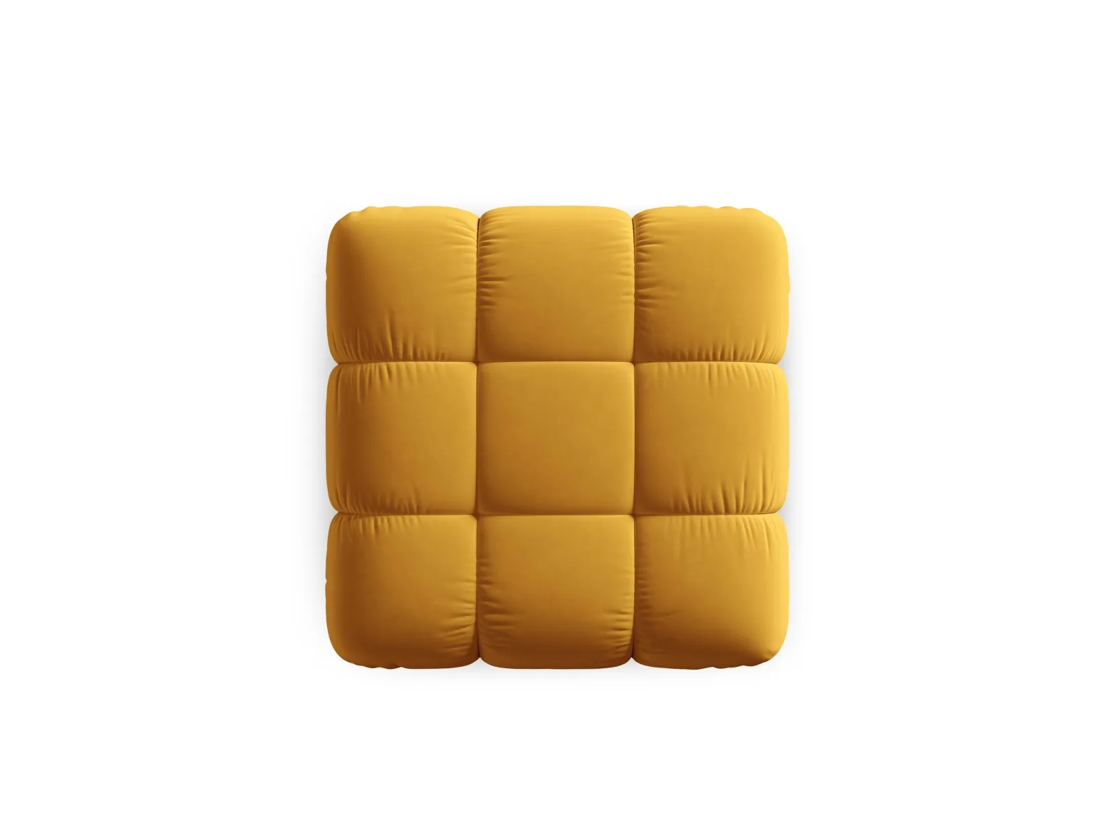 Bellis Modulares Sofa Einzelmodul Pouf mit Samtbezug oder 3D-Stoff, 94 cm - Image 74