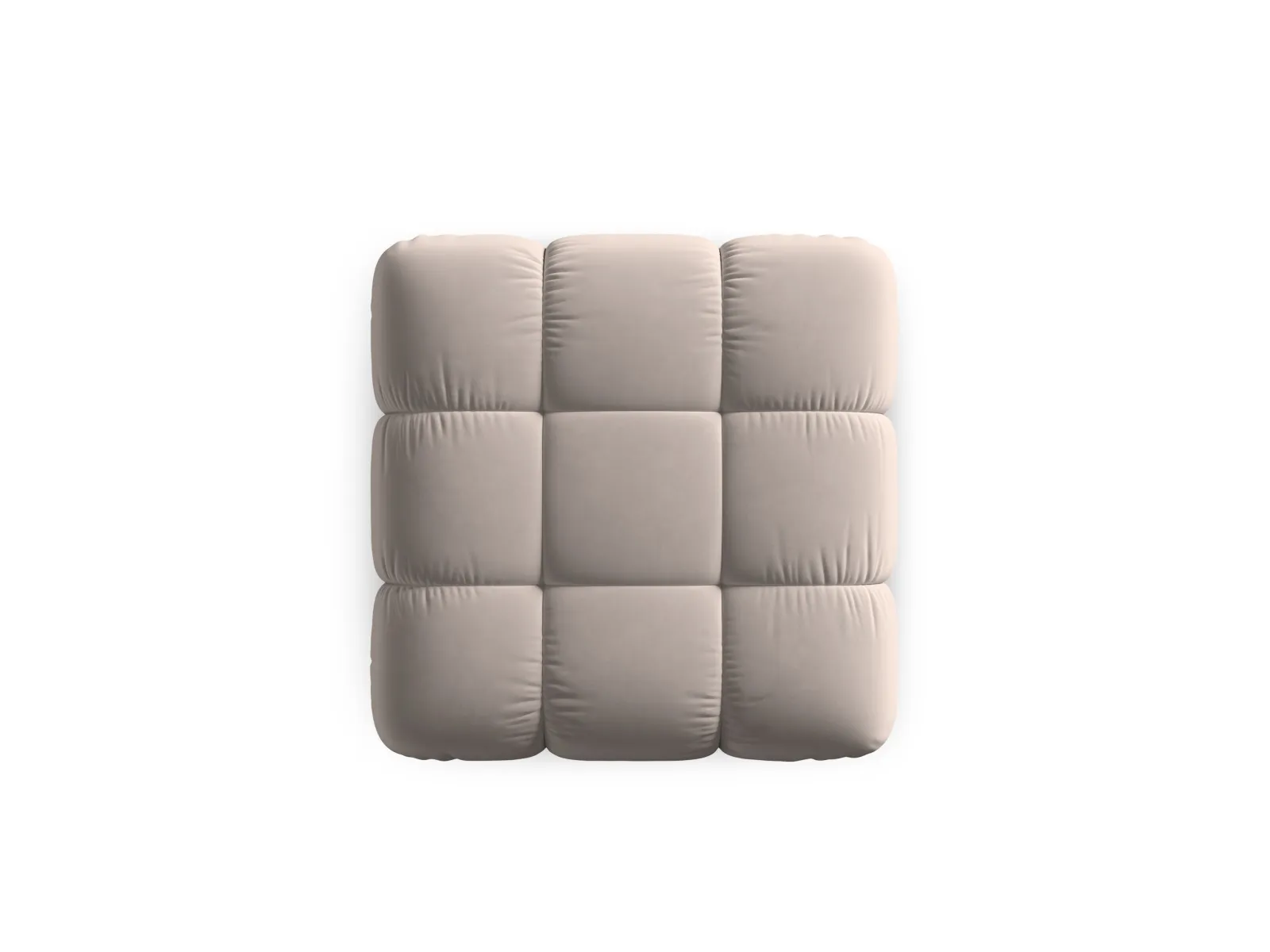 Bellis Modulares Sofa Einzelmodul Pouf mit Samtbezug oder 3D-Stoff, 94 cm - Image 88