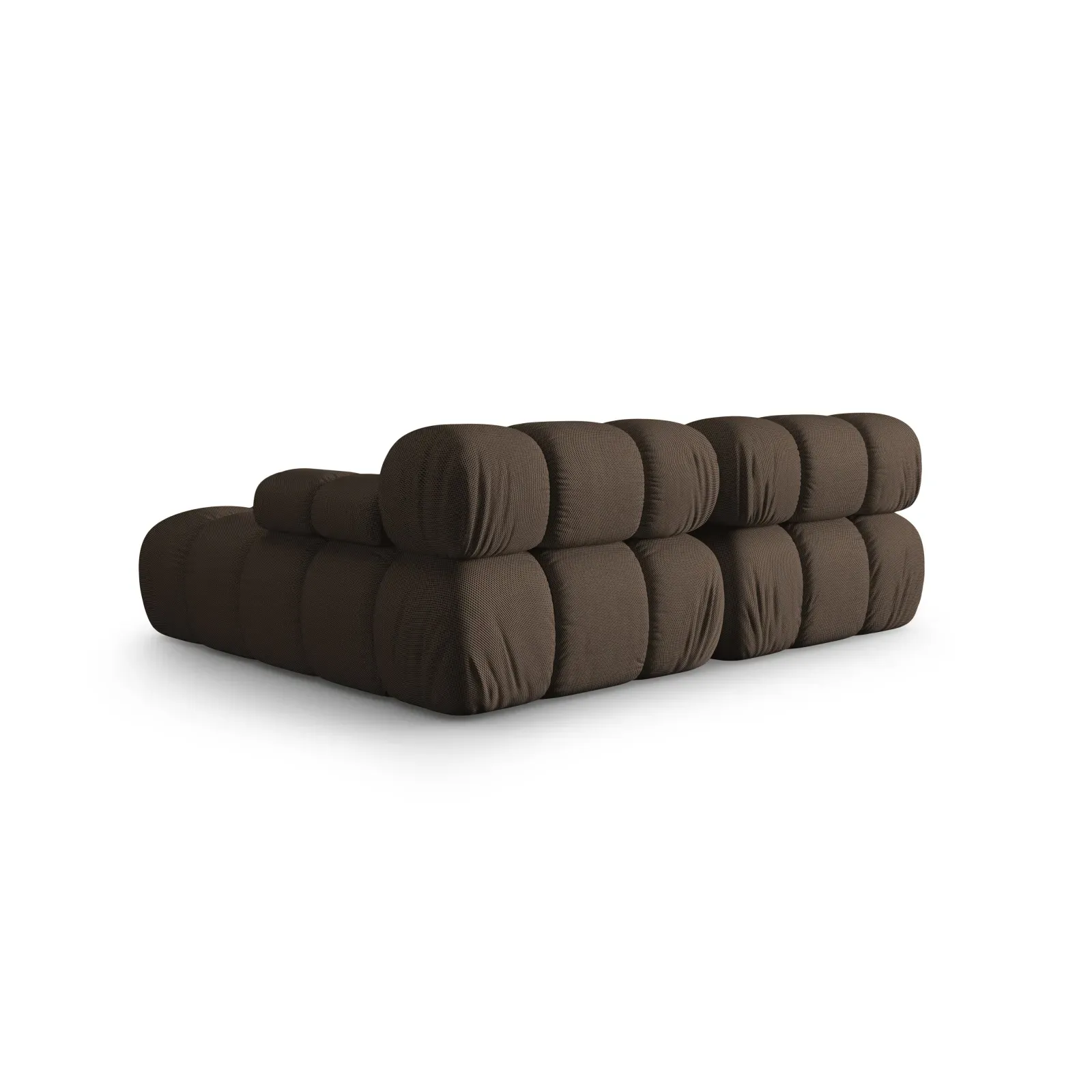 Bellis Modulares Sofa mit 2 Modulen mit Samtbezug oder 3d-Stoff, 188x155cm - Image 11
