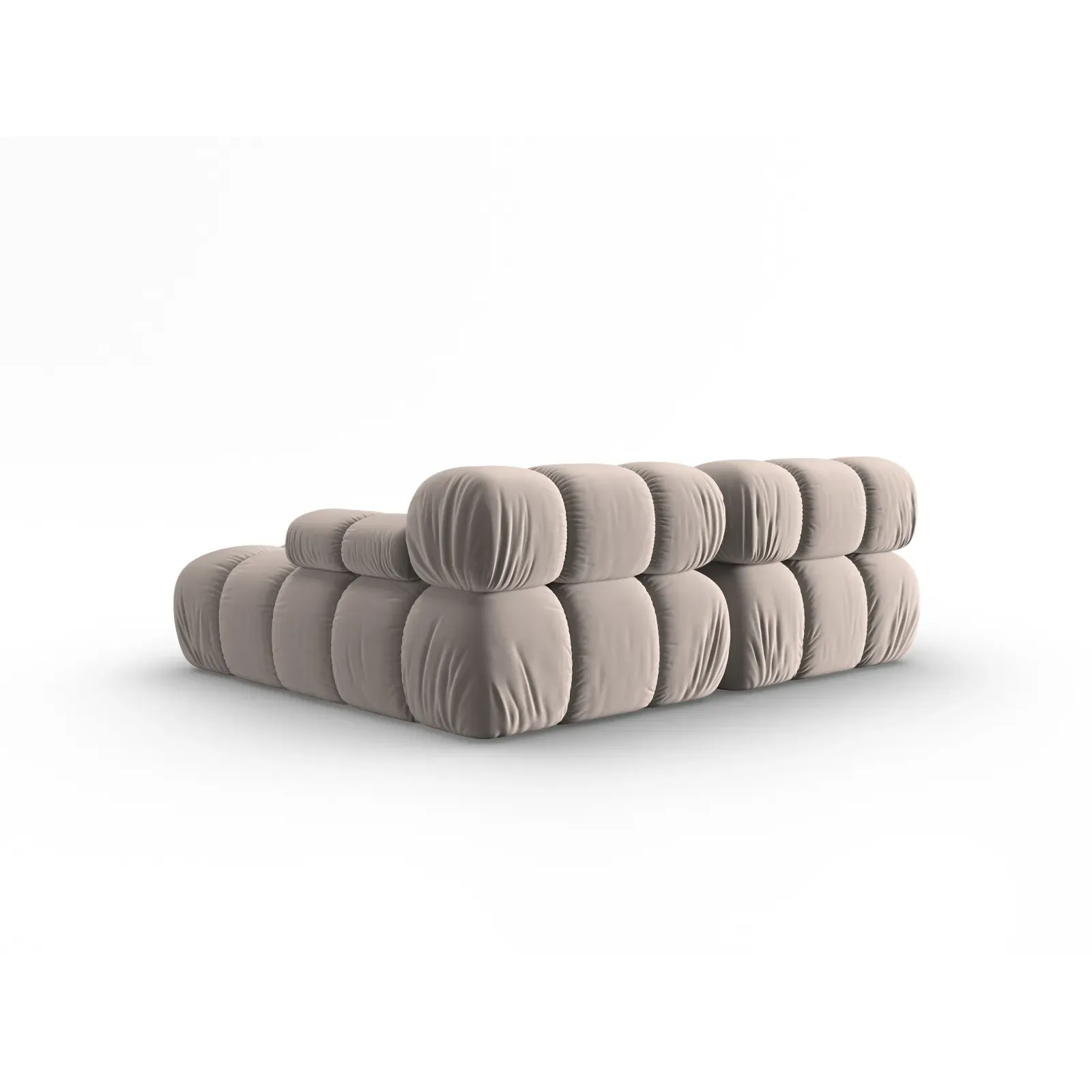 Bellis Modulares Sofa mit 2 Modulen mit Samtbezug oder 3d-Stoff, 188x155cm - Image 116