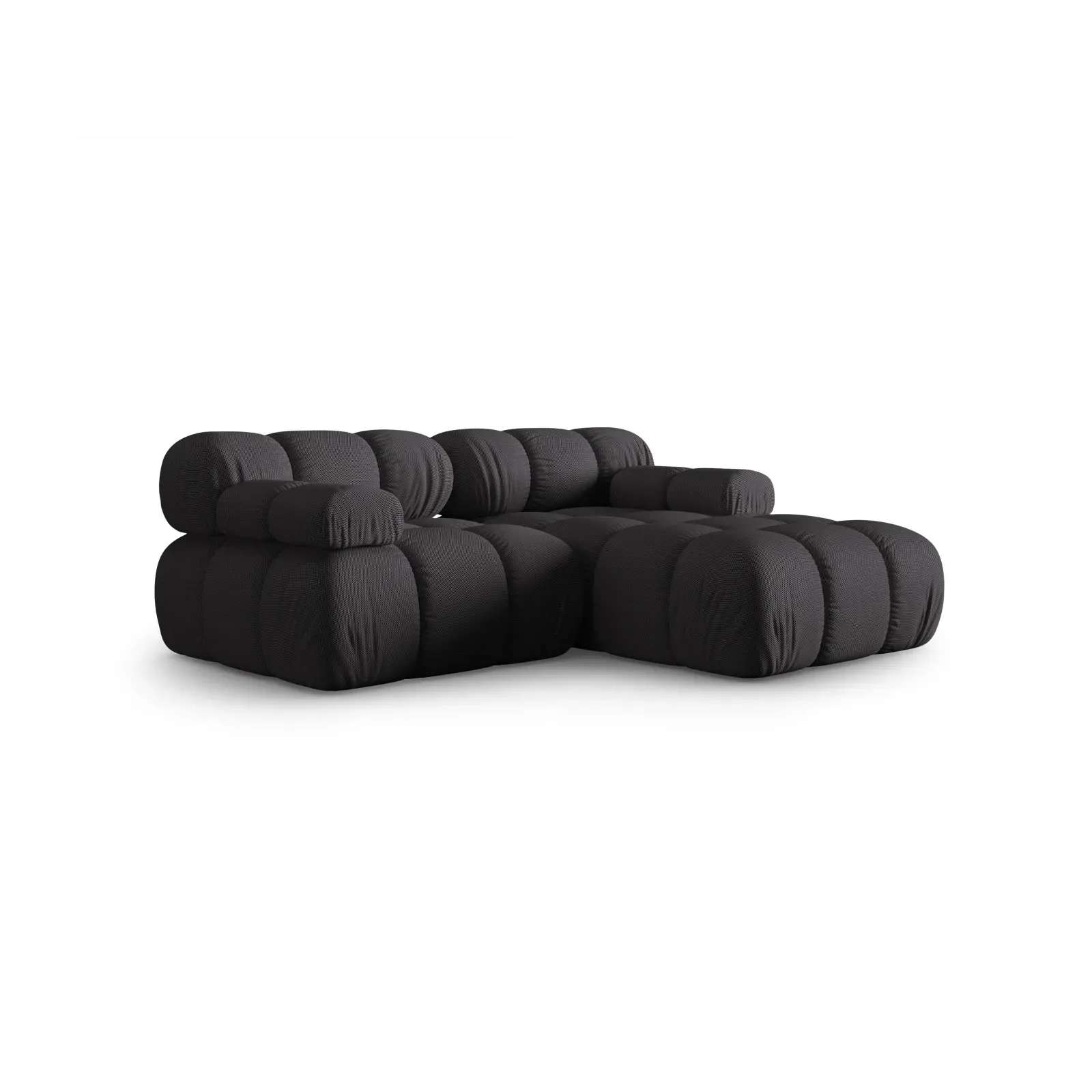 Bellis Modulares Sofa mit 2 Modulen mit Samtbezug oder 3d-Stoff, 188x155cm - Image 37