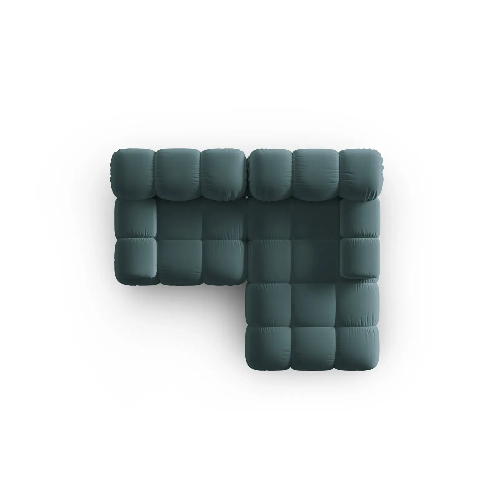 Bellis Modulares Sofa mit 2 Modulen mit Samtbezug oder 3d-Stoff, 188x155cm - Image 81