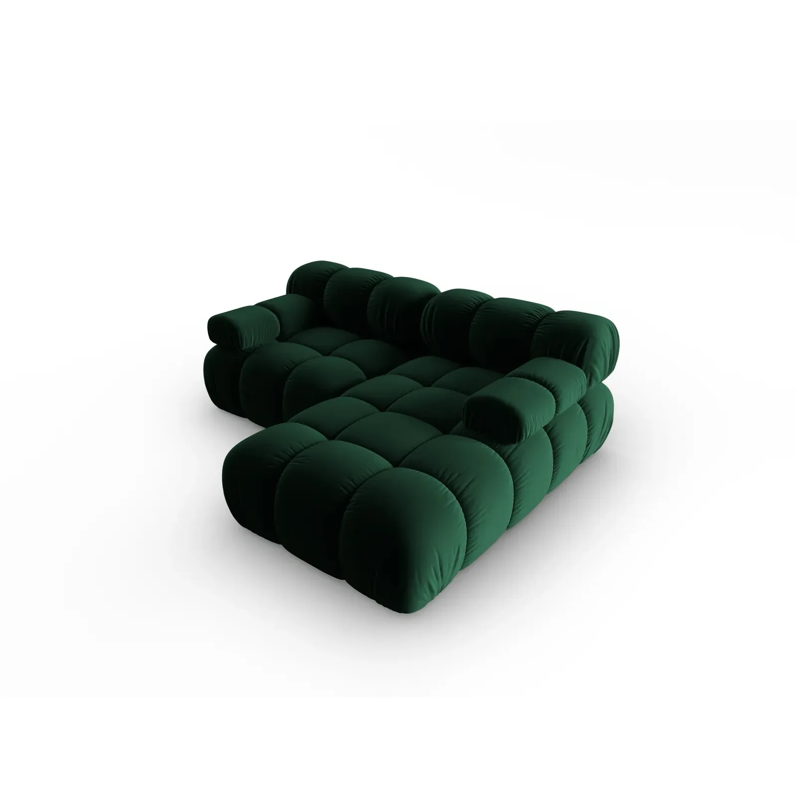 Bellis Modulares Sofa mit 2 Modulen mit Samtbezug oder 3d-Stoff, 188x155cm - Image 88