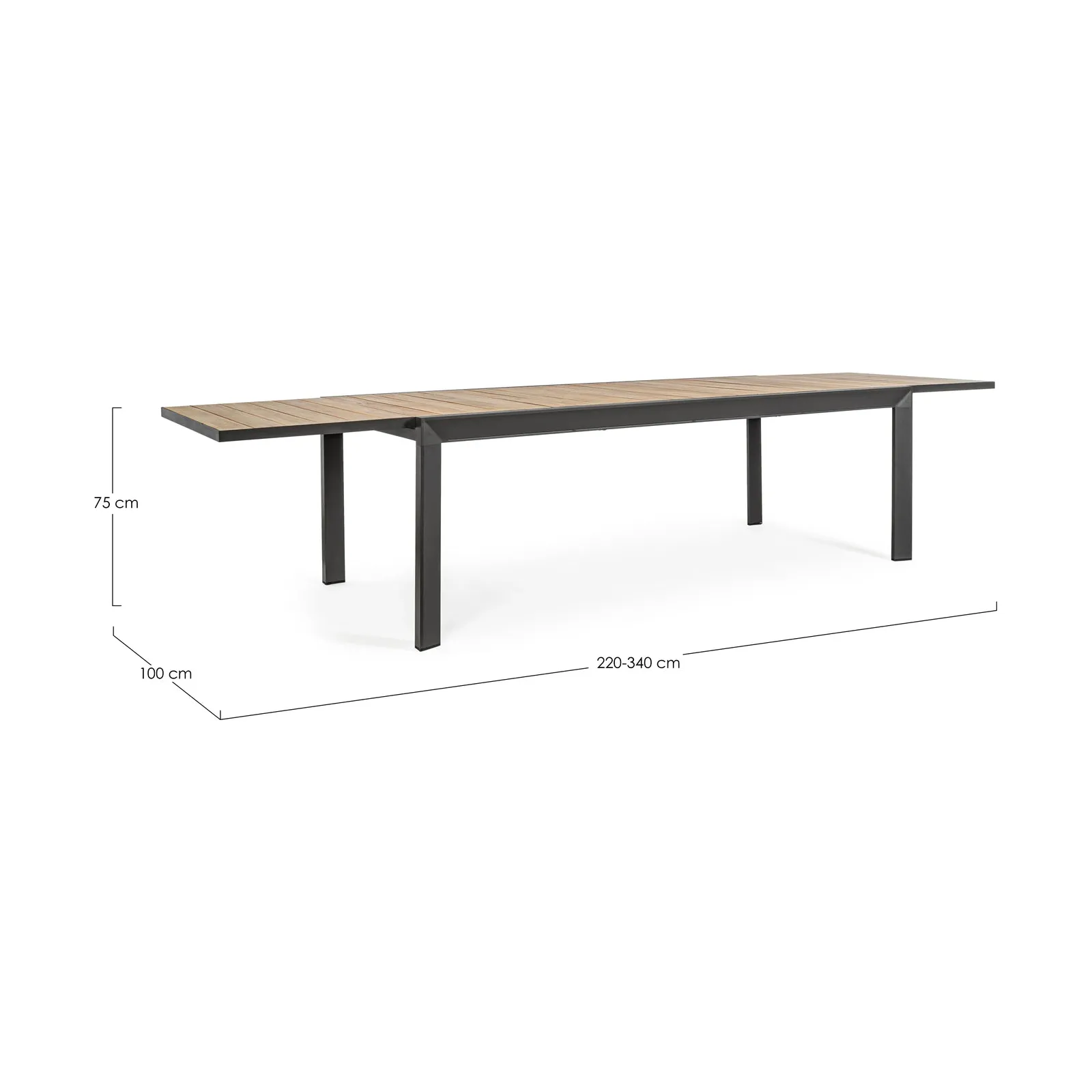 Belmar Natur/Charyk13 Tisch ausziehbar 220 - 340 x100 cm - Image 10
