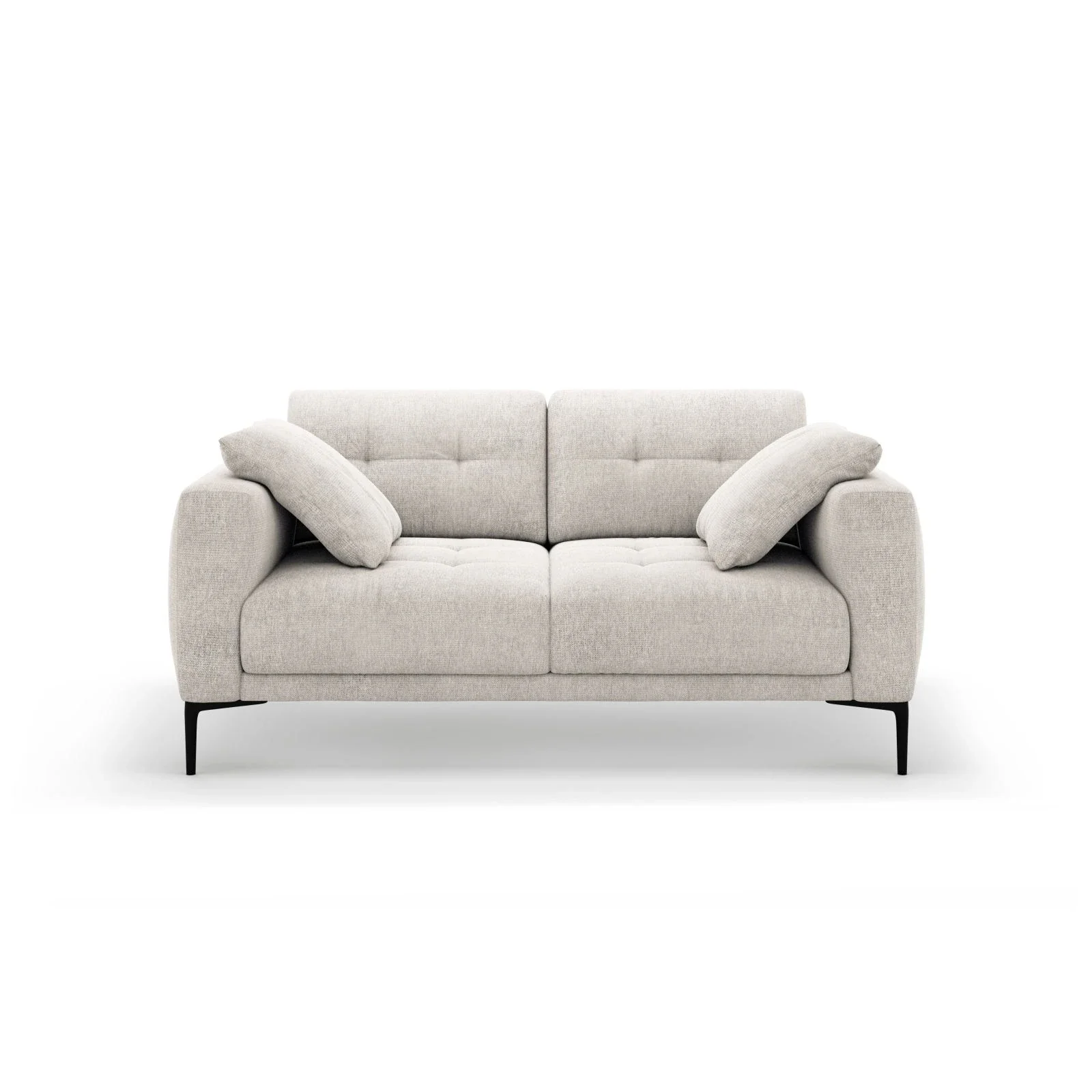 Bemy 2-Sitzer Sofa aus Samt oder Strukturstoff, 170x102 cm
