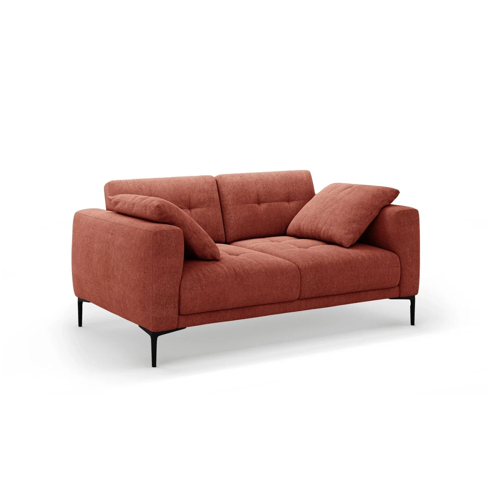 Bemy 2-Sitzer Sofa aus Samt oder Strukturstoff, 170x102 cm - Image 10