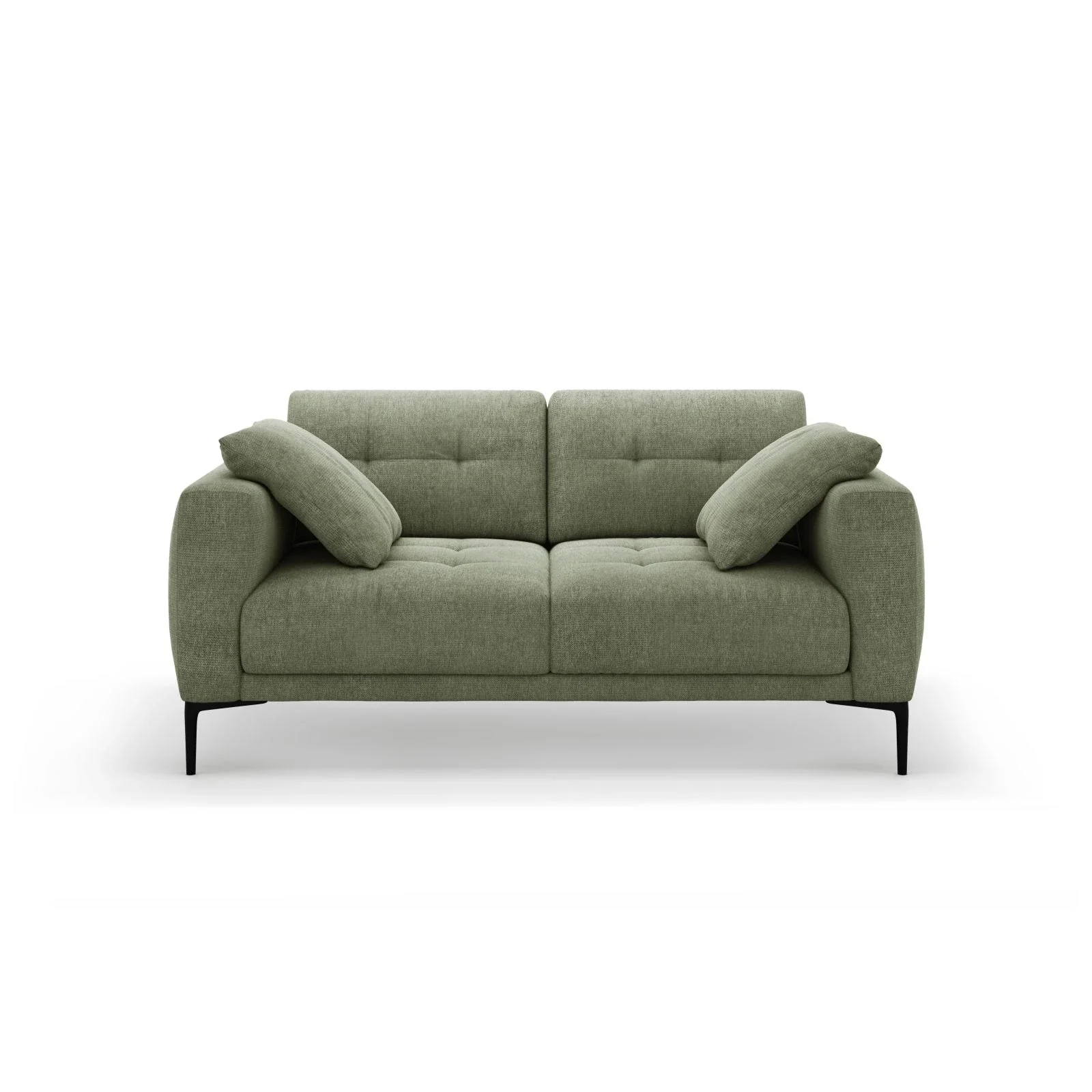 Bemy 2-Sitzer Sofa aus Samt oder Strukturstoff, 170x102 cm - Image 13