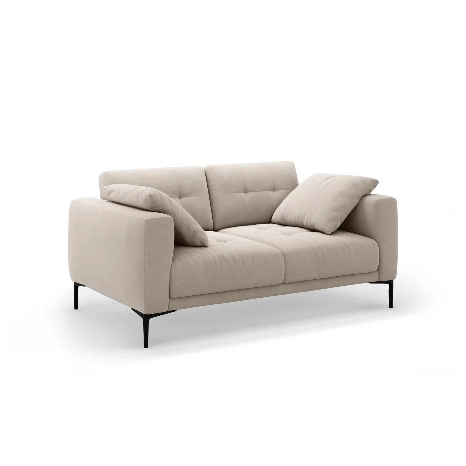 Bemy 2-Sitzer Sofa aus Samt oder Strukturstoff, 170x102 cm - Image 26