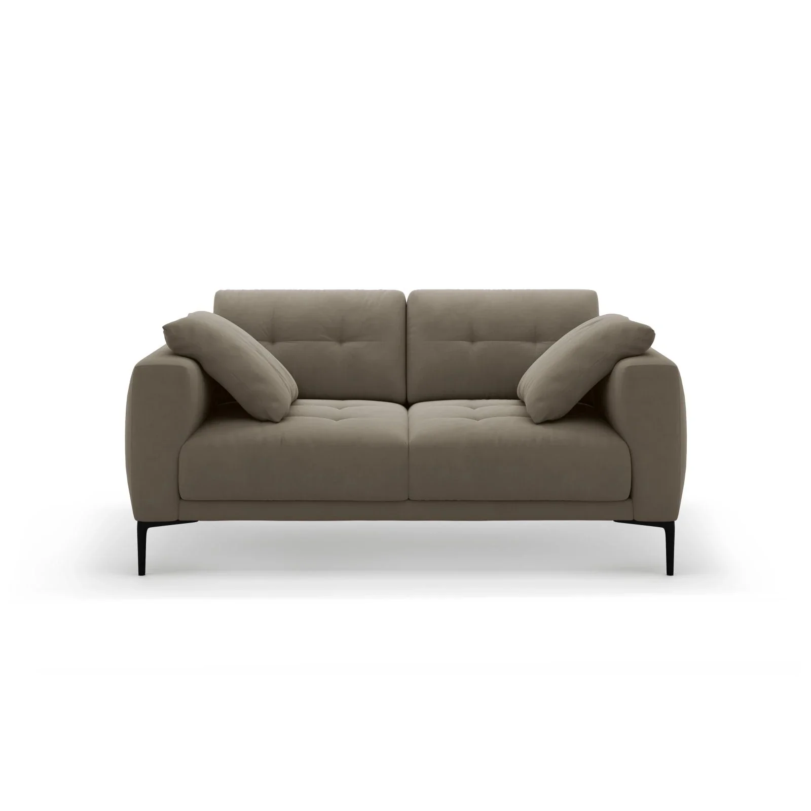 Bemy 2-Sitzer Sofa aus Samt oder Strukturstoff, 170x102 cm - Image 29