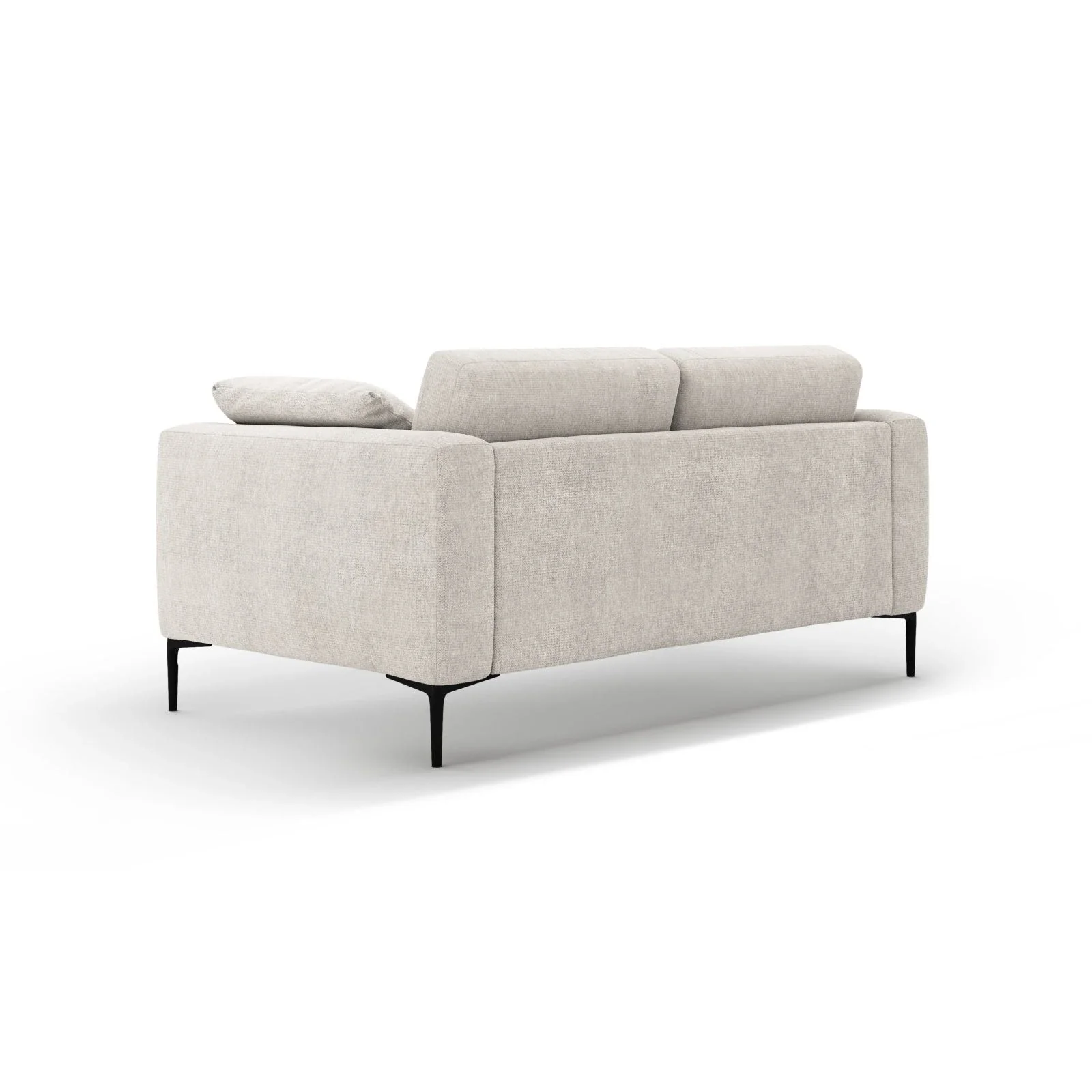 Bemy 2-Sitzer Sofa aus Samt oder Strukturstoff, 170x102 cm - Image 3