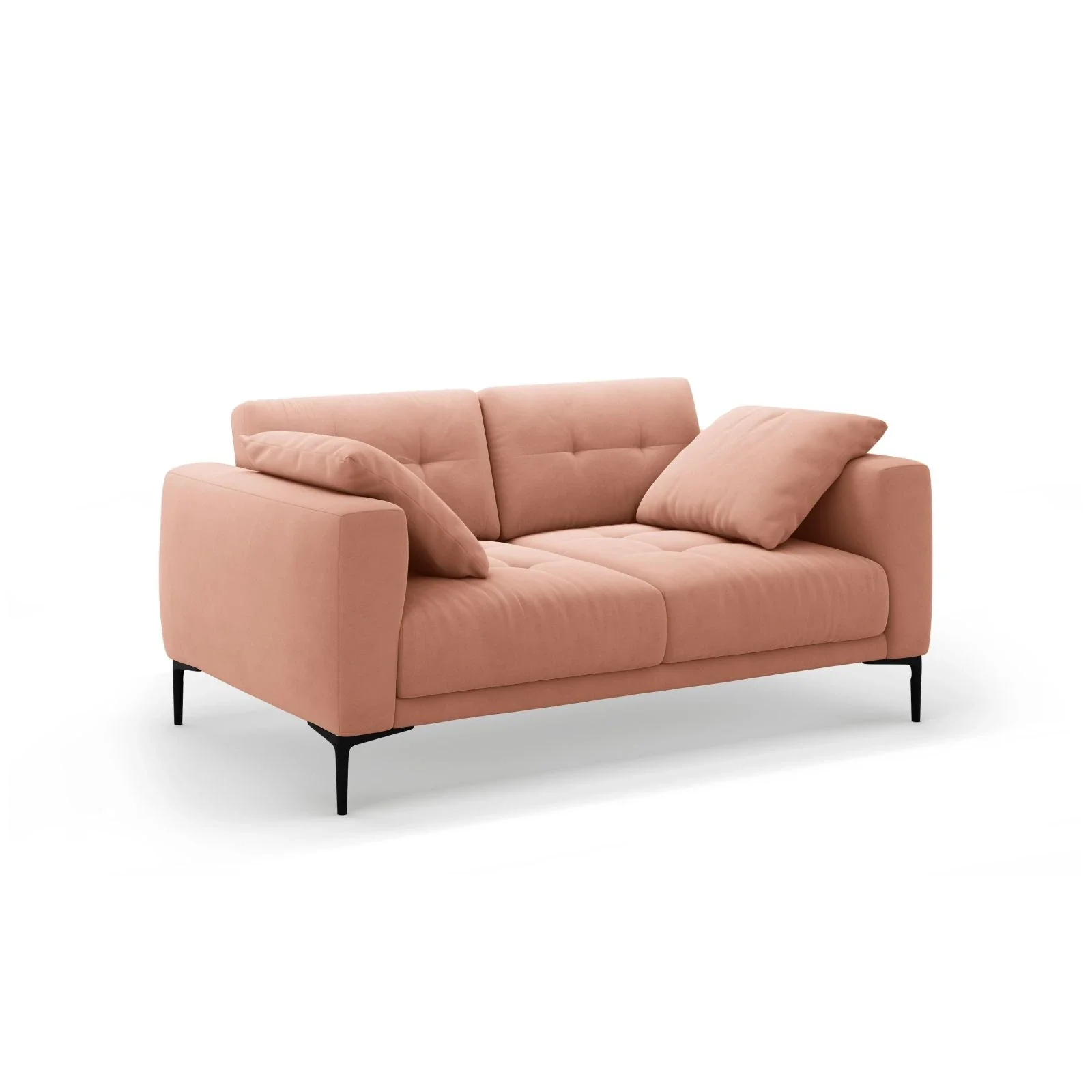 Bemy 2-Sitzer Sofa aus Samt oder Strukturstoff, 170x102 cm - Image 46