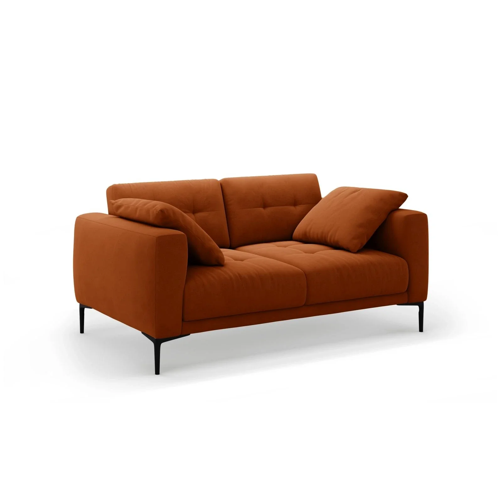 Bemy 2-Sitzer Sofa aus Samt oder Strukturstoff, 170x102 cm - Image 50