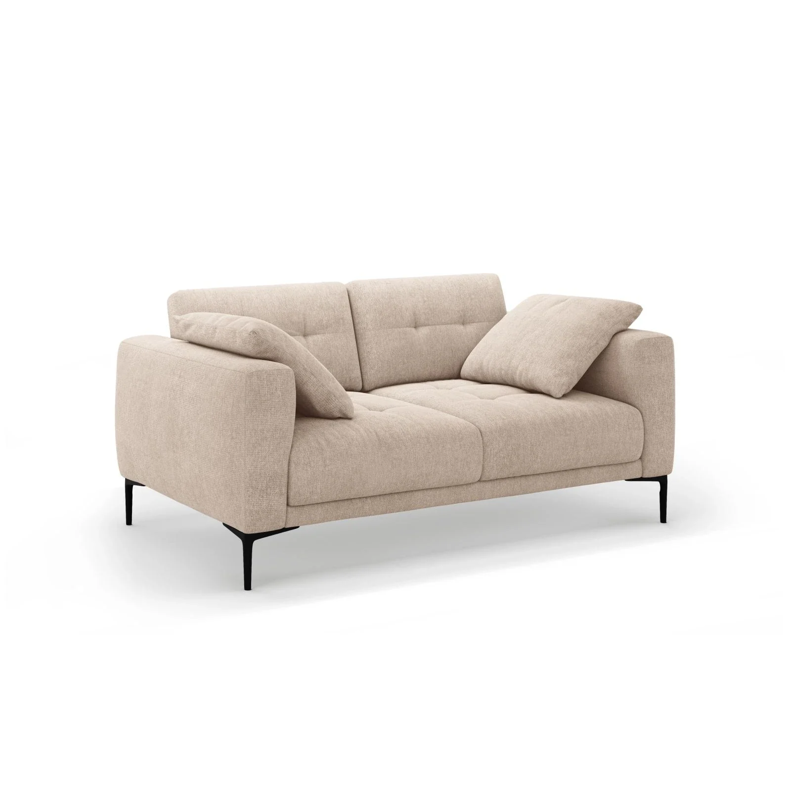 Bemy 2-Sitzer Sofa aus Samt oder Strukturstoff, 170x102 cm - Image 6
