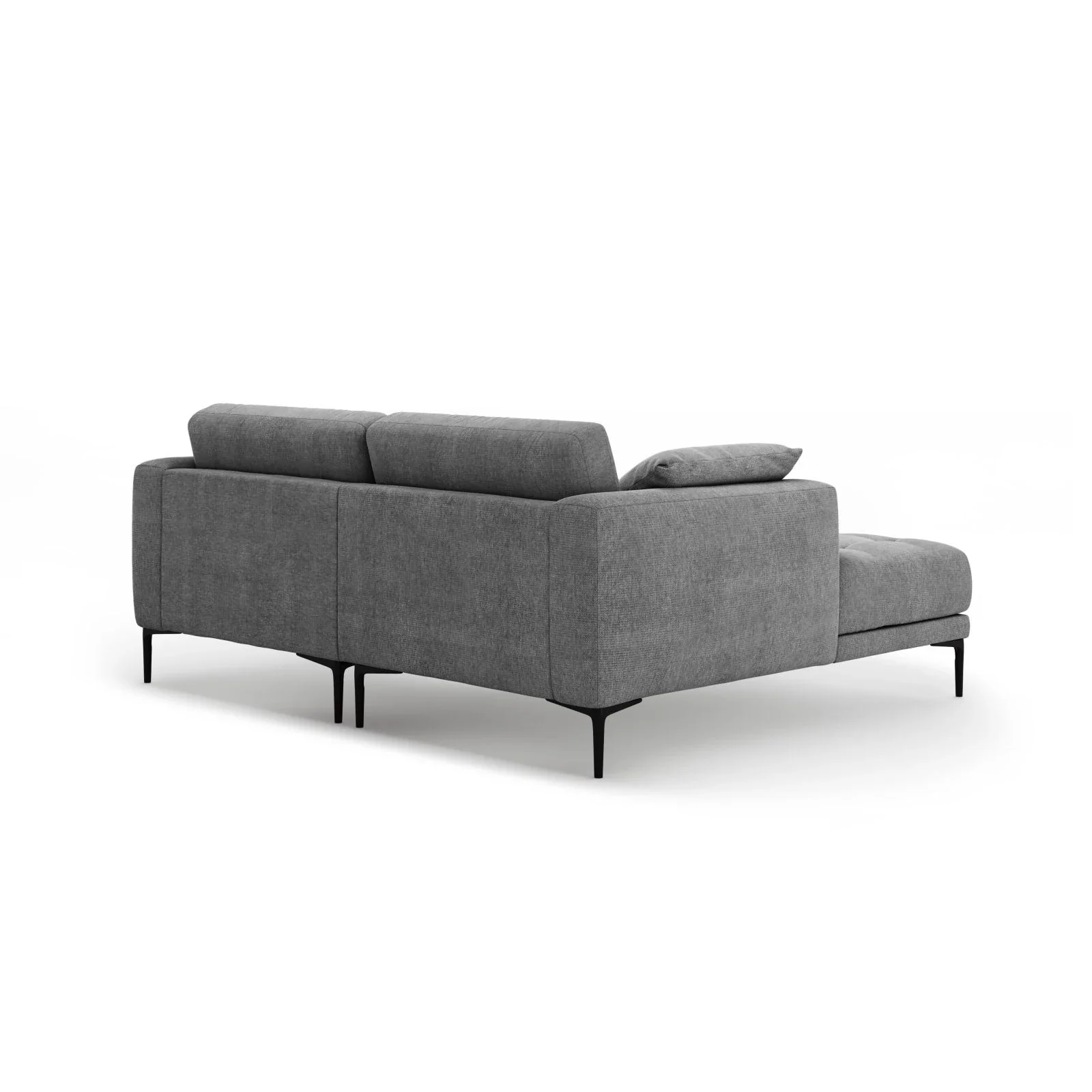 Bemy Ecksofa Links aus Samt oder Strukturstoff, 205x174 cm - Image 23