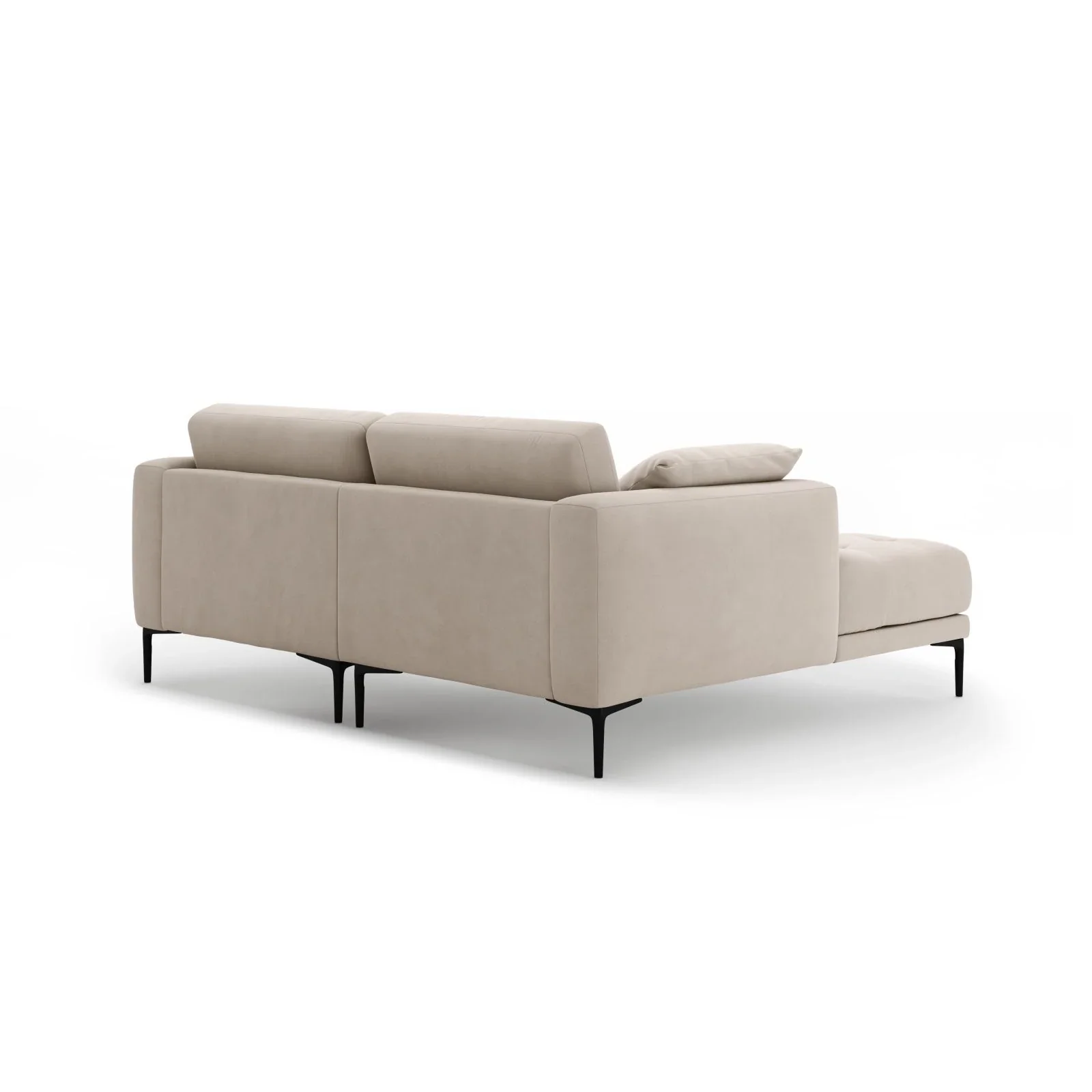 Bemy Ecksofa Links aus Samt oder Strukturstoff, 205x174 cm - Image 27
