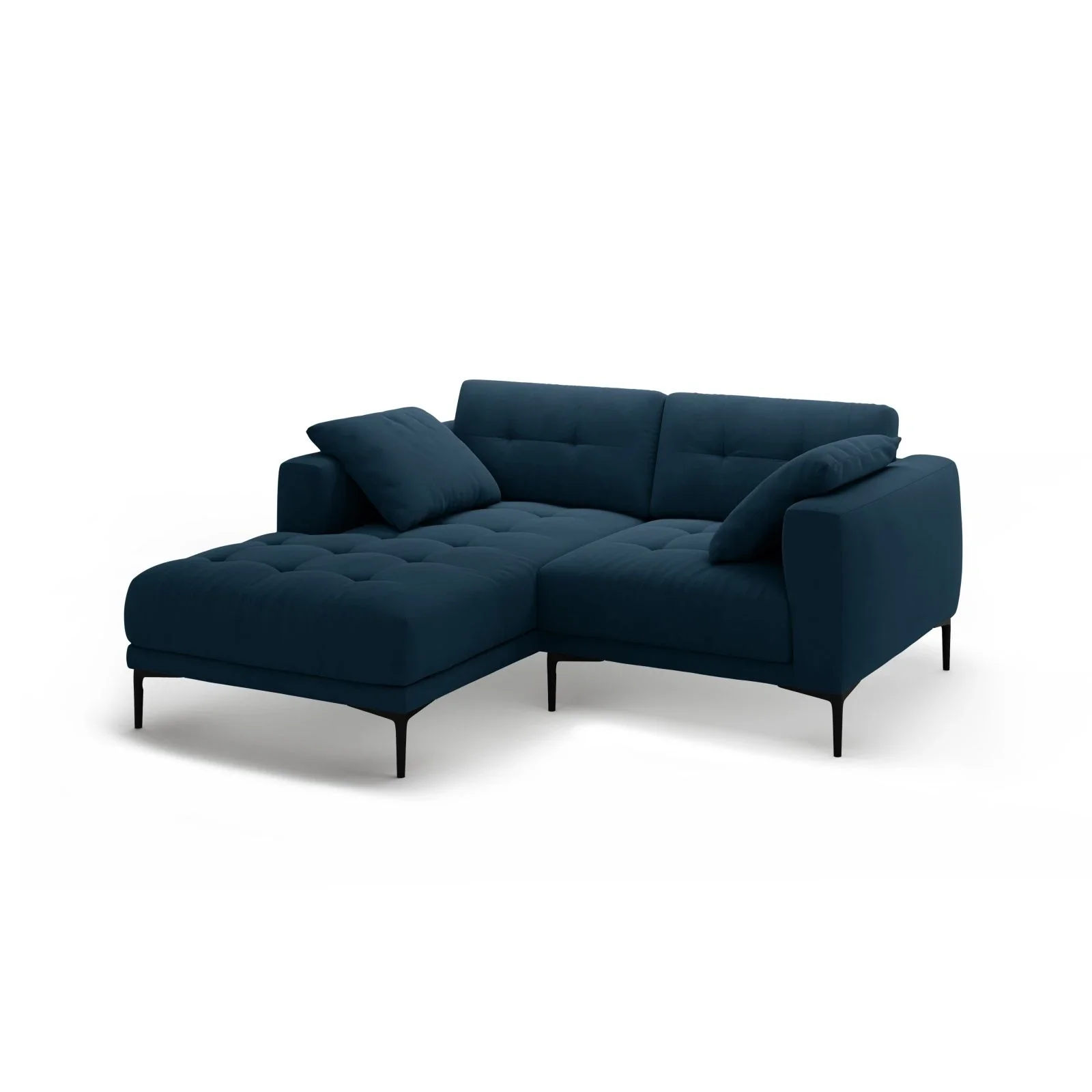 Bemy Ecksofa Links aus Samt oder Strukturstoff, 205x174 cm - Image 34