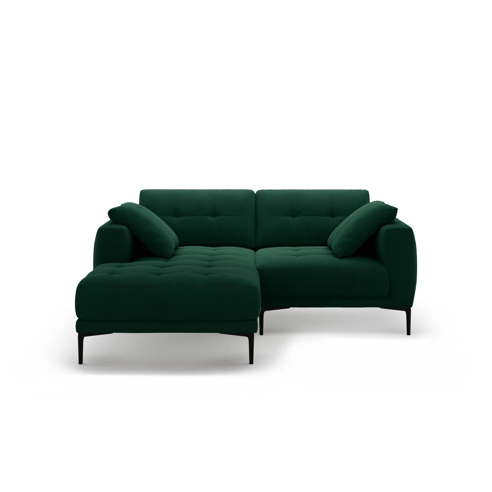 Bemy Ecksofa Links aus Samt oder Strukturstoff, 205x174 cm - Image 37