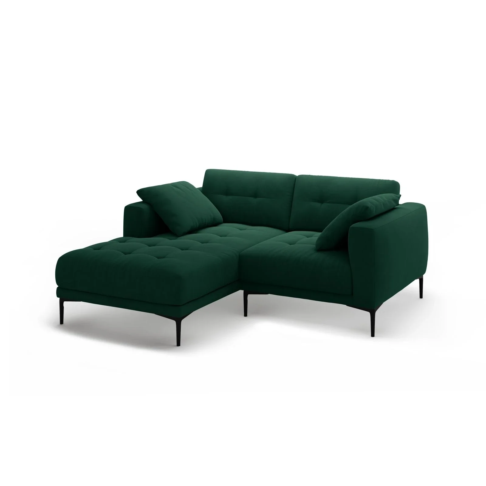 Bemy Ecksofa Links aus Samt oder Strukturstoff, 205x174 cm - Image 38