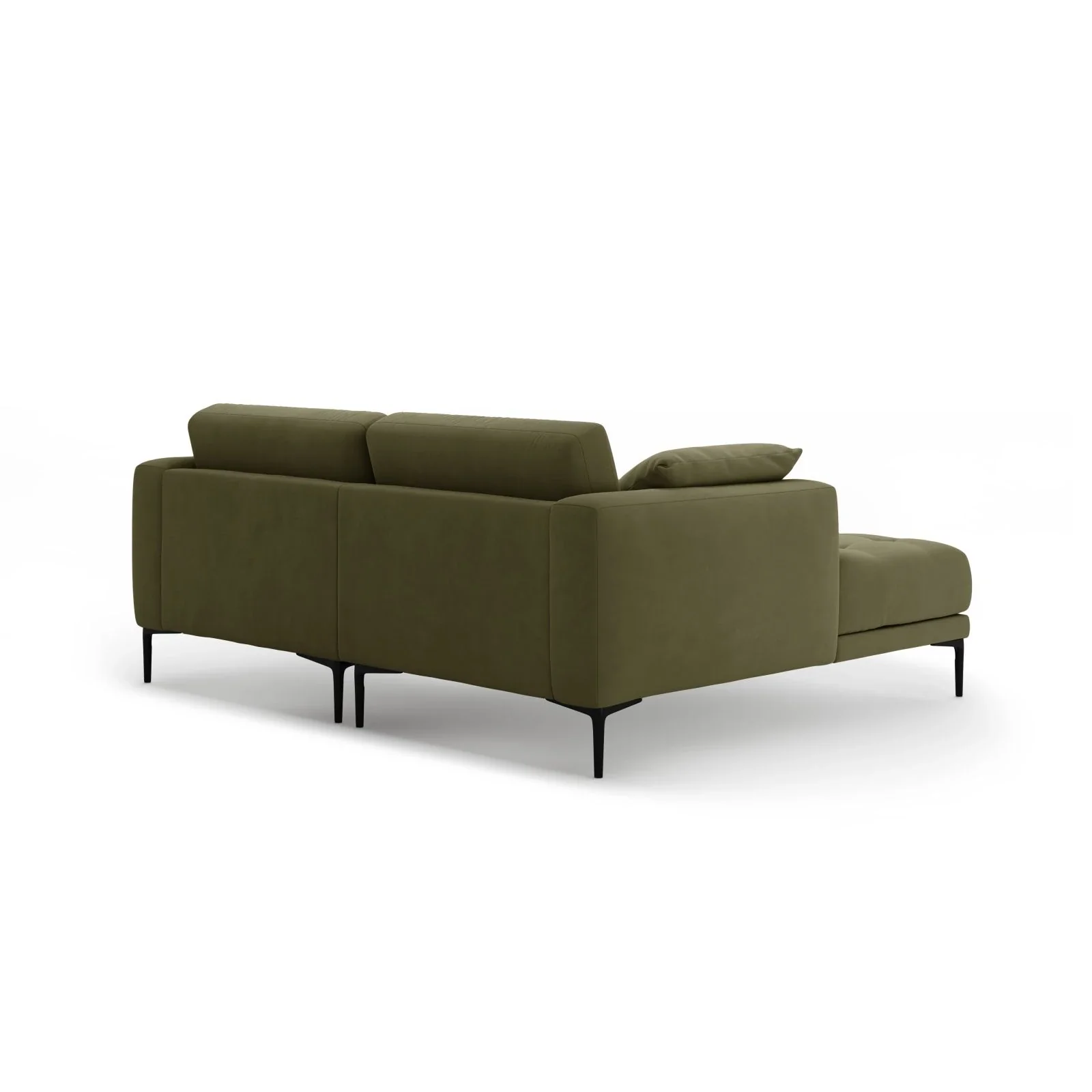 Bemy Ecksofa Links aus Samt oder Strukturstoff, 205x174 cm - Image 43