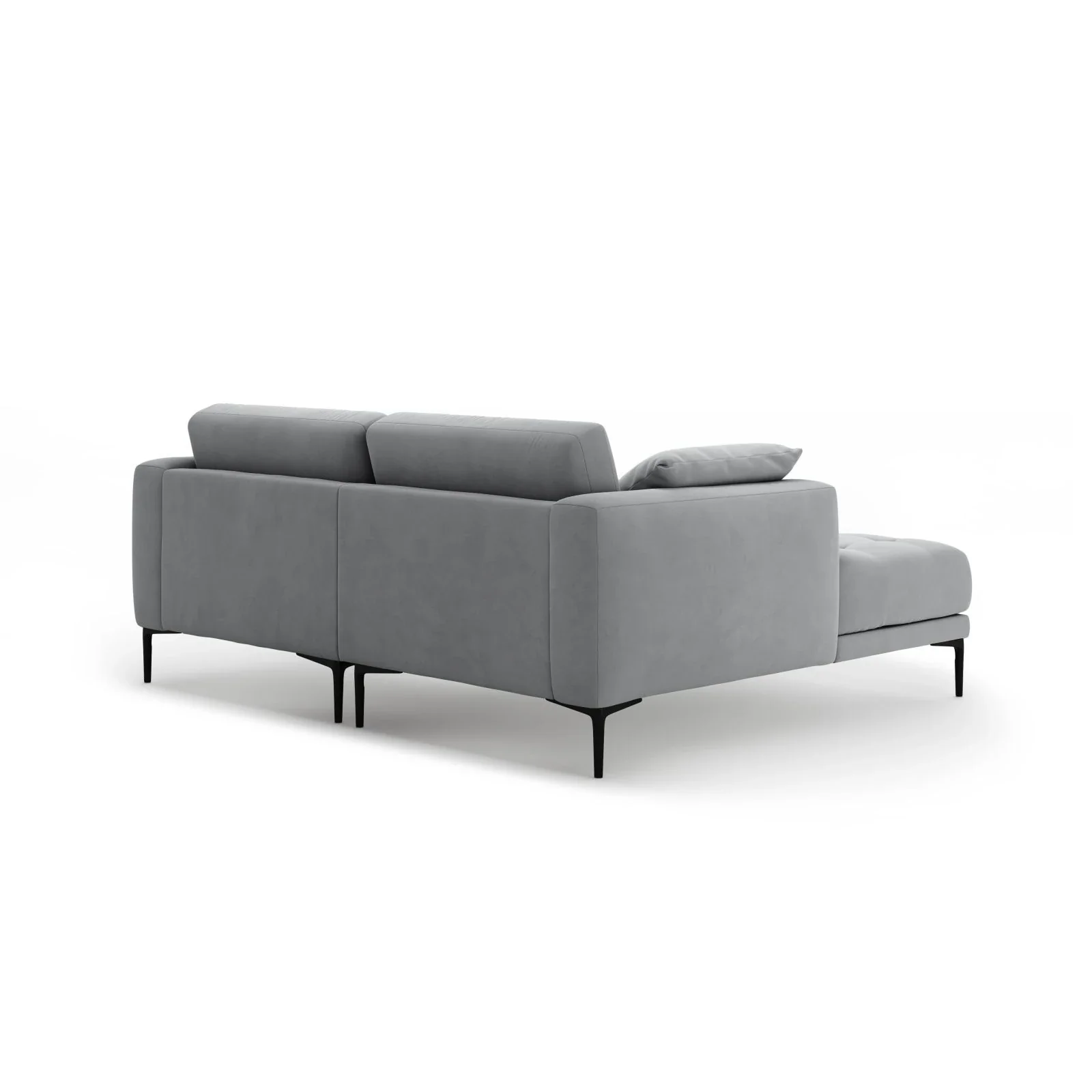 Bemy Ecksofa Links aus Samt oder Strukturstoff, 205x174 cm - Image 55