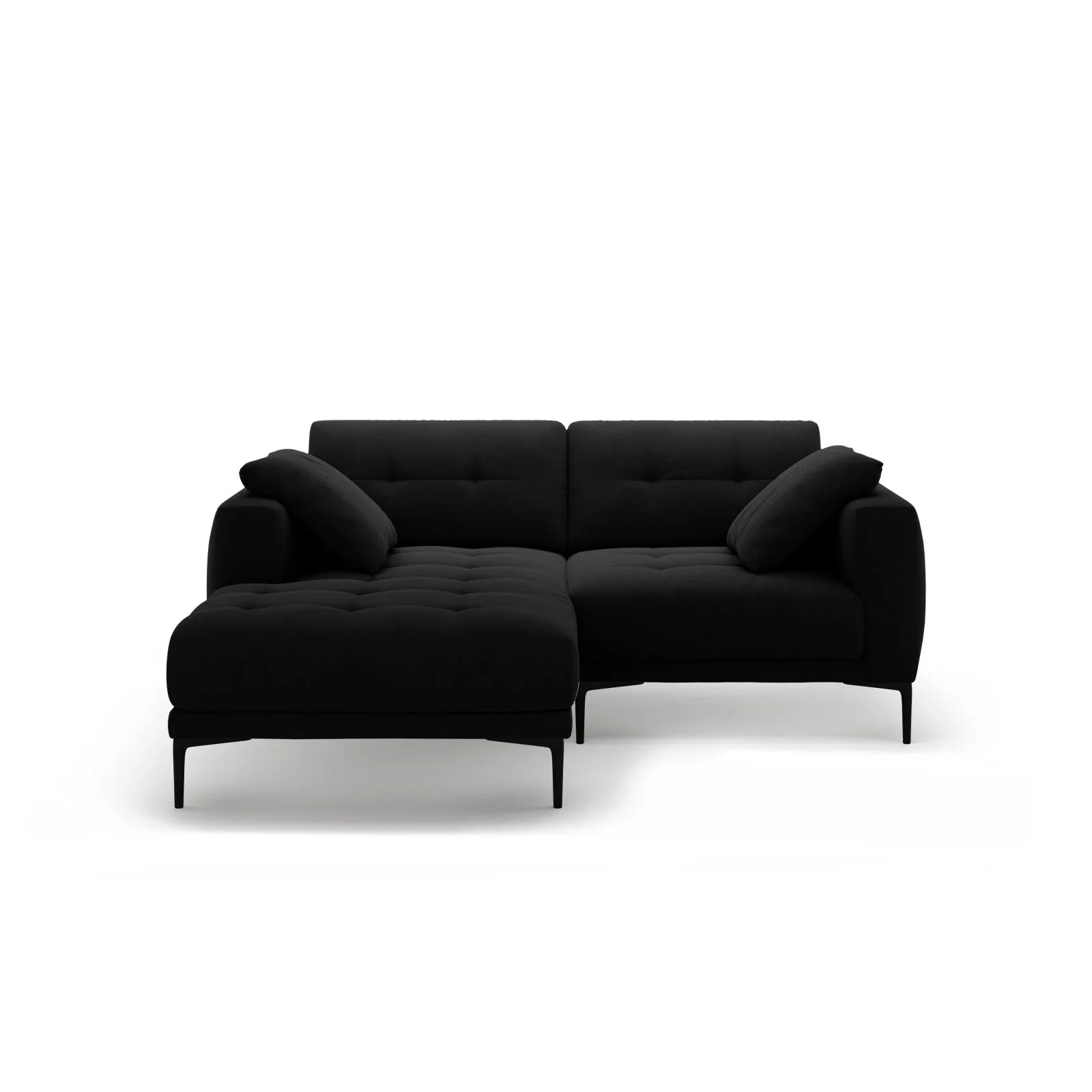 Bemy Ecksofa Links aus Samt oder Strukturstoff, 205x174 cm - Image 57