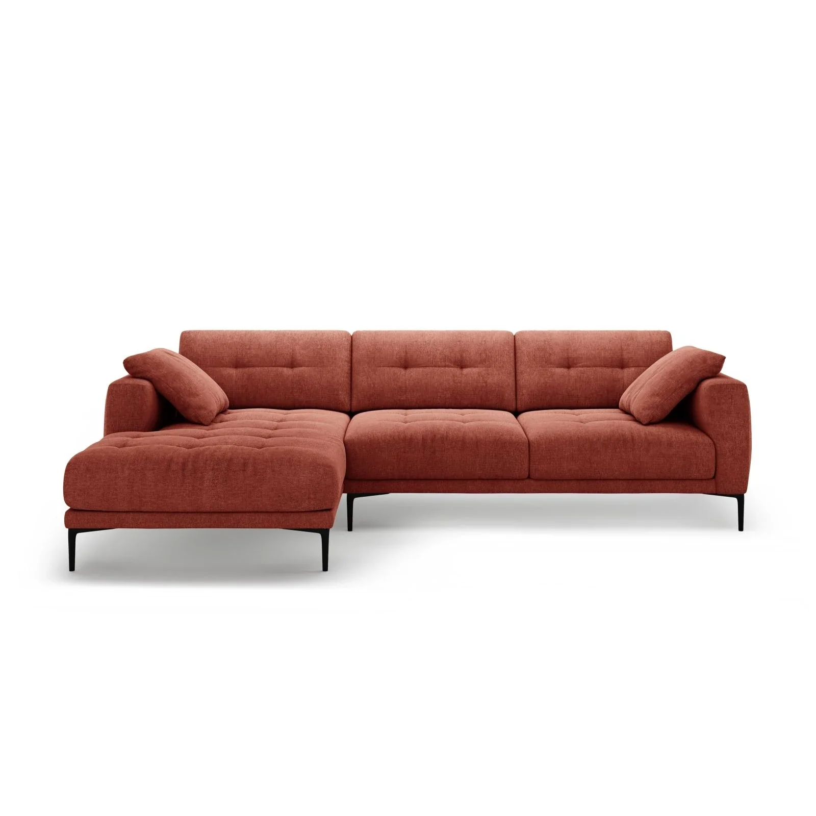 Bemy Ecksofa Links aus Samt oder Strukturstoff, 295x174 cm - Image 11