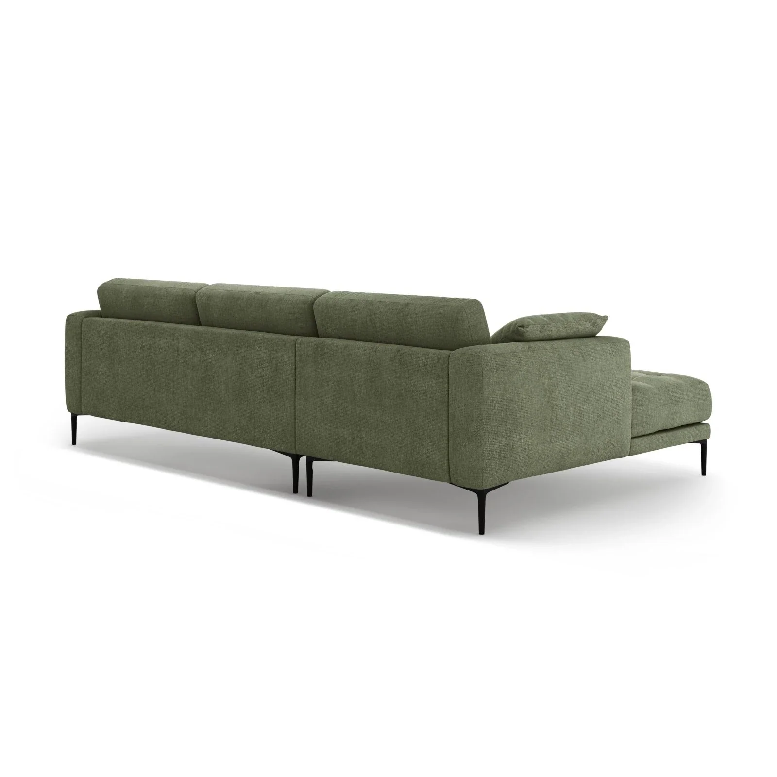 Bemy Ecksofa Links aus Samt oder Strukturstoff, 295x174 cm - Image 17