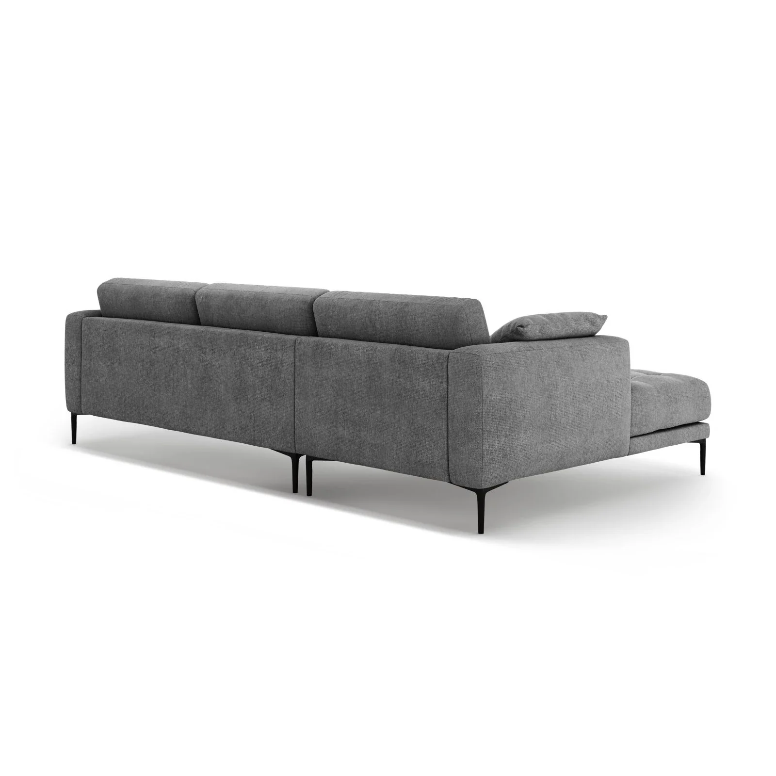 Bemy Ecksofa Links aus Samt oder Strukturstoff, 295x174 cm - Image 25