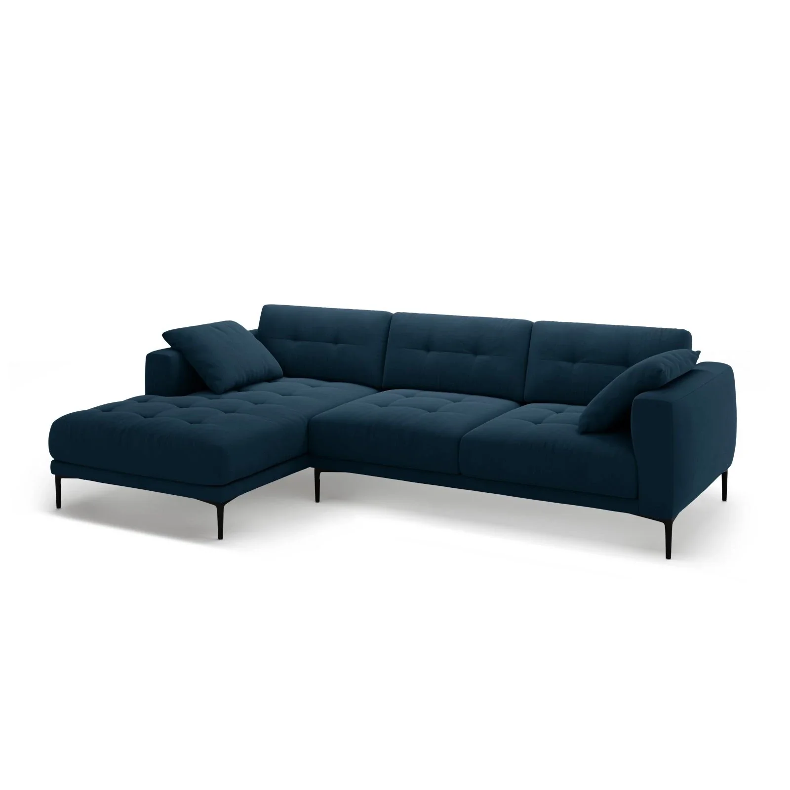 Bemy Ecksofa Links aus Samt oder Strukturstoff, 295x174 cm - Image 36