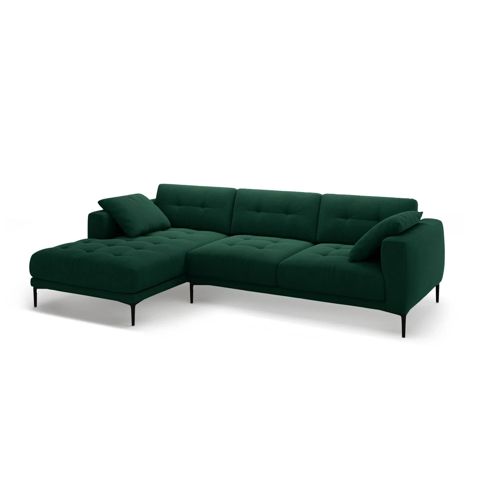 Bemy Ecksofa Links aus Samt oder Strukturstoff, 295x174 cm - Image 40