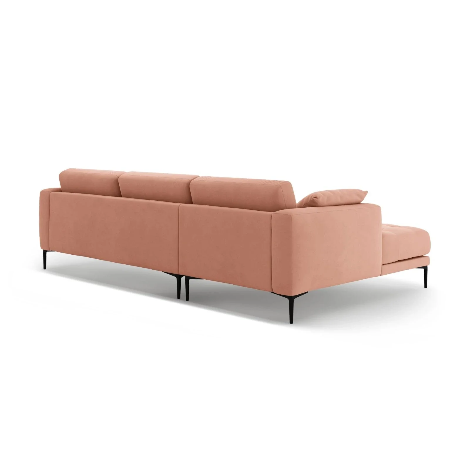 Bemy Ecksofa Links aus Samt oder Strukturstoff, 295x174 cm - Image 49