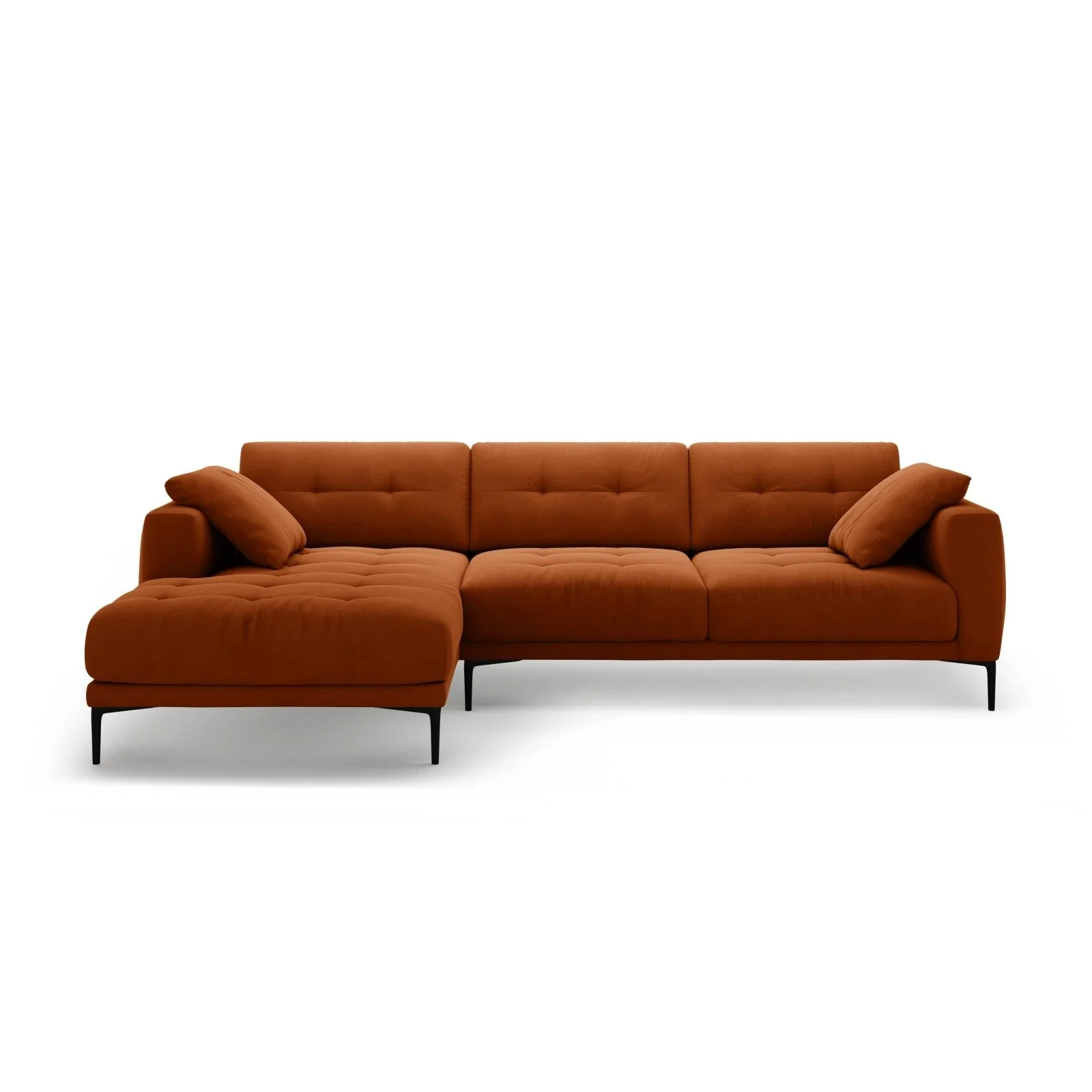 Bemy Ecksofa Links aus Samt oder Strukturstoff, 295x174 cm - Image 51