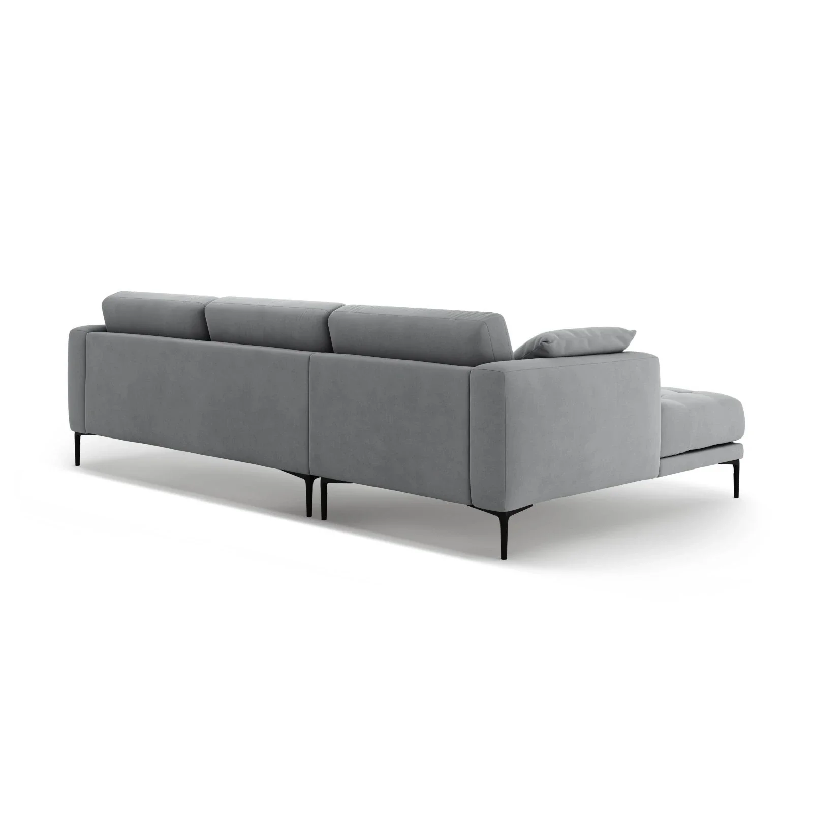 Bemy Ecksofa Links aus Samt oder Strukturstoff, 295x174 cm - Image 57