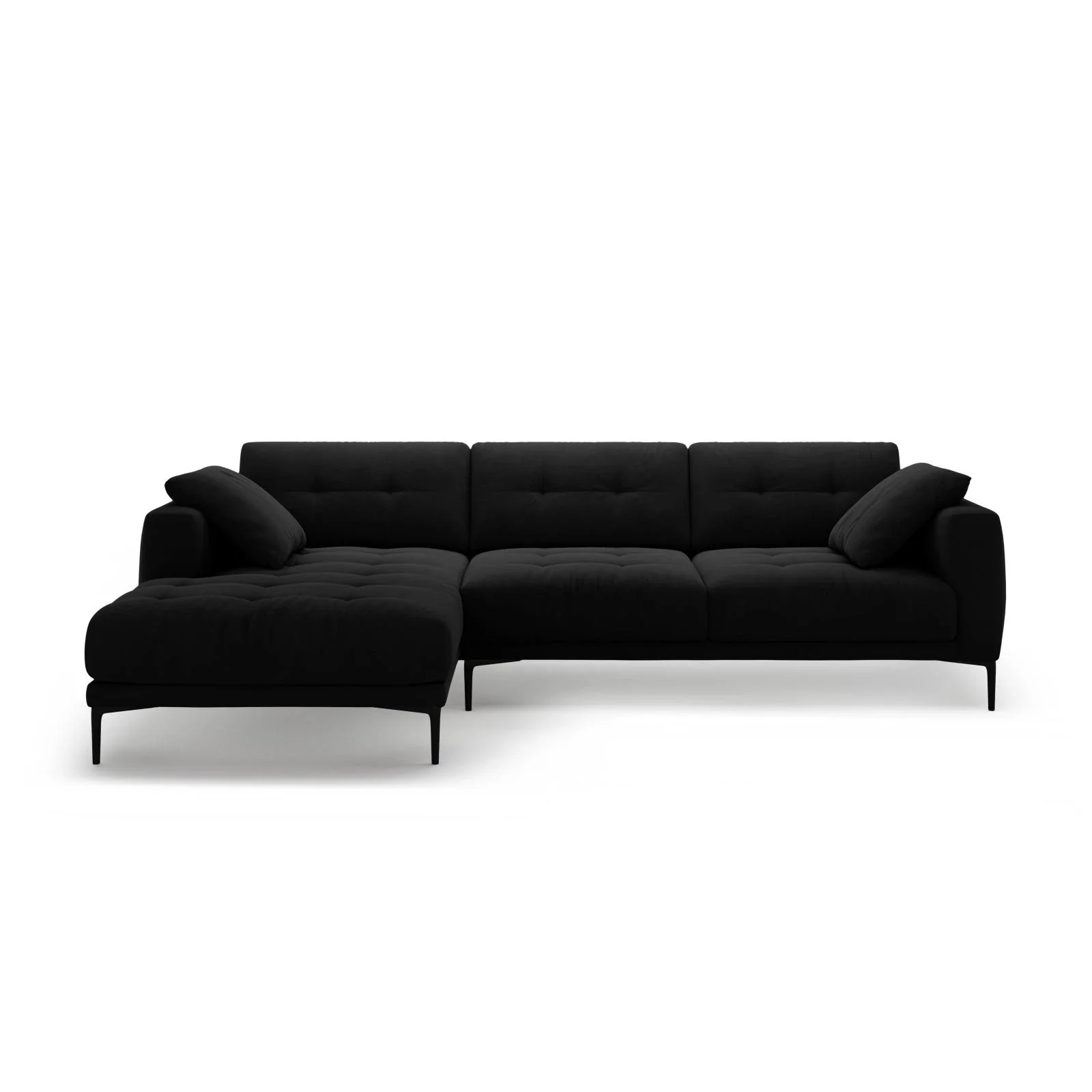 Bemy Ecksofa Links aus Samt oder Strukturstoff, 295x174 cm - Image 59