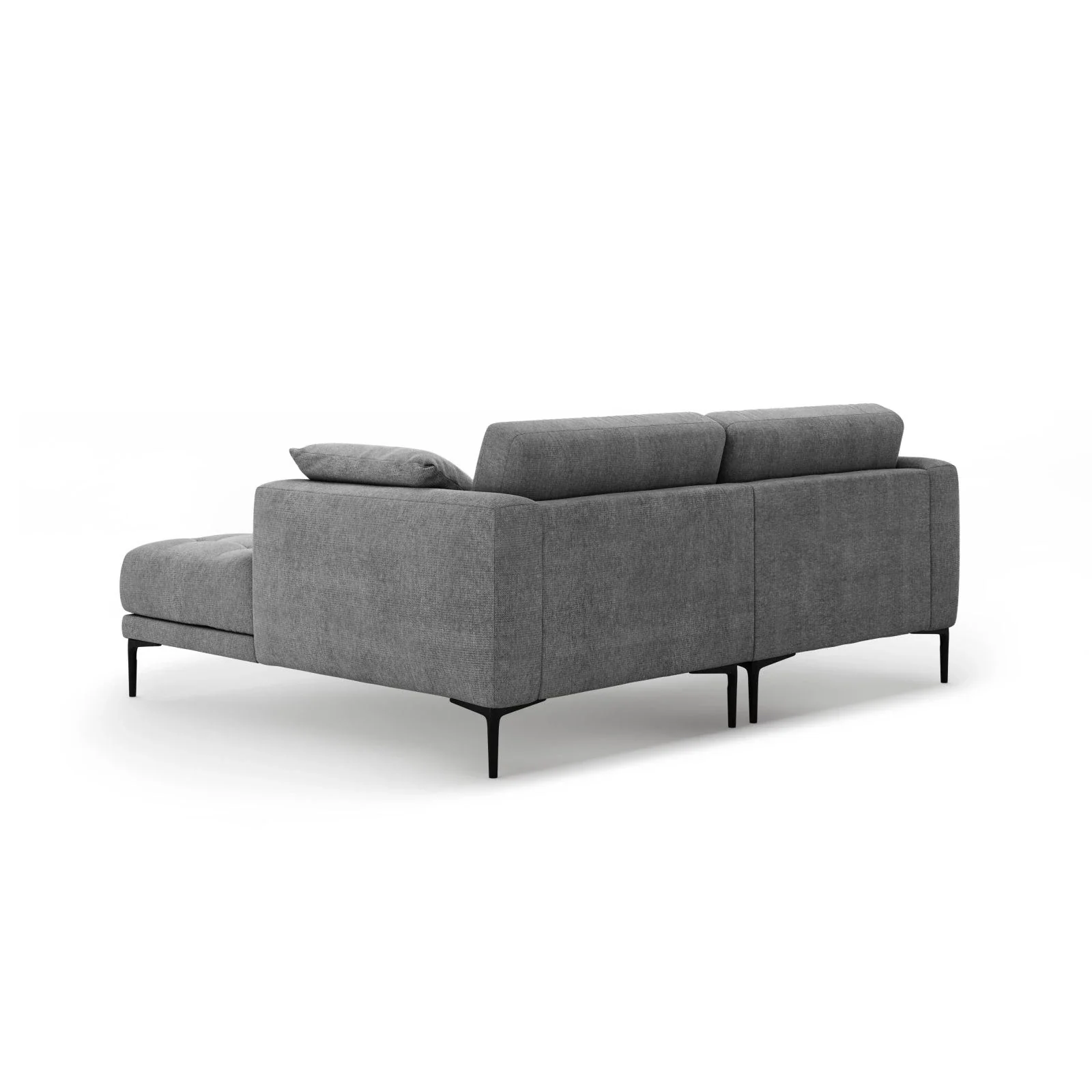 Bemy Ecksofa Rechts aus Samt oder Strukturstoff, 205x174 cm - Image 23