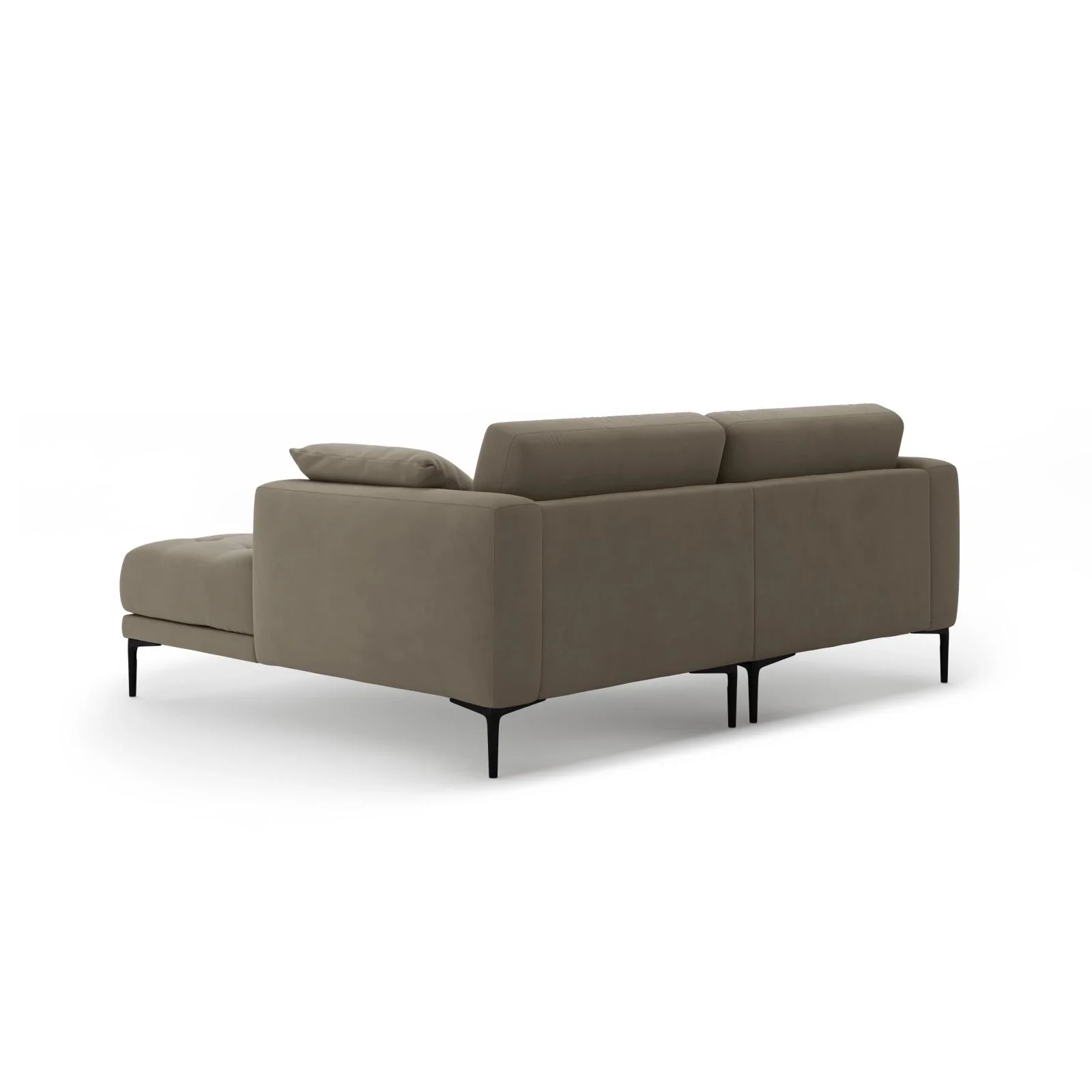 Bemy Ecksofa Rechts aus Samt oder Strukturstoff, 205x174 cm - Image 31