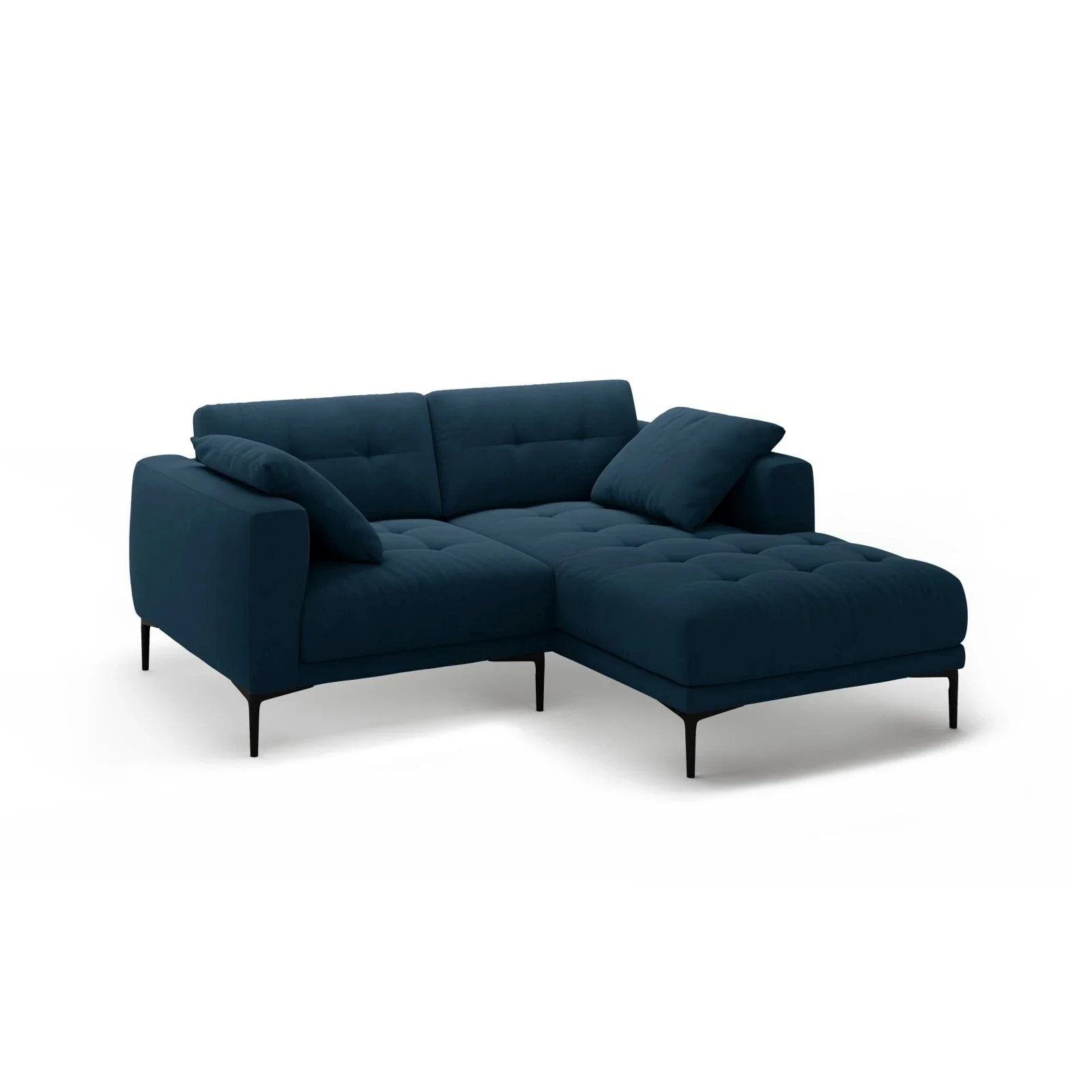 Bemy Ecksofa Rechts aus Samt oder Strukturstoff, 205x174 cm - Image 34